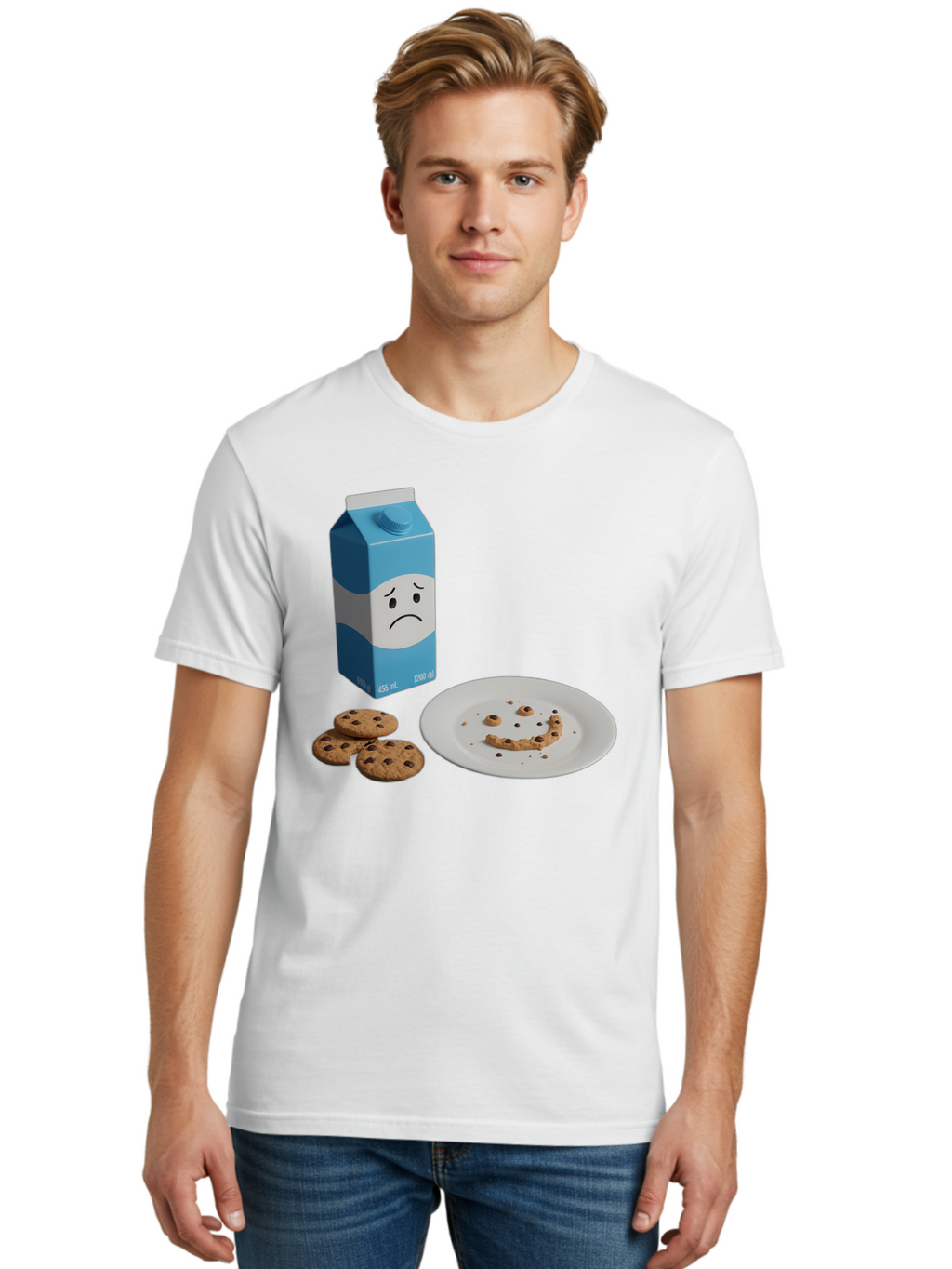 Sad-Milk-Carton-4 Men'S Graphic Tee, 100% Cotton, Comfortable Casual Summer Wear, Machine Washable, Vintage Camera, Old Camera, Antique Camera, Black Camera, Classic Photography, Photography Equipment, Nostalgic Device, Film Camera, Camera Art Bai332