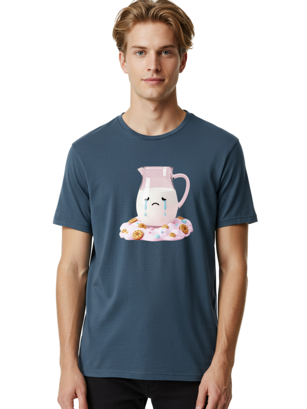 Sad-Milk-Jug Men'S Graphic Tee, 100% Cotton, Comfortable Casual Summer Wear, Machine Washable, Vintage Camera, Old Camera, Antique Camera, Black Camera, Classic Photography, Photography Equipment, Nostalgic Device, Film Camera, Camera Art Bai335