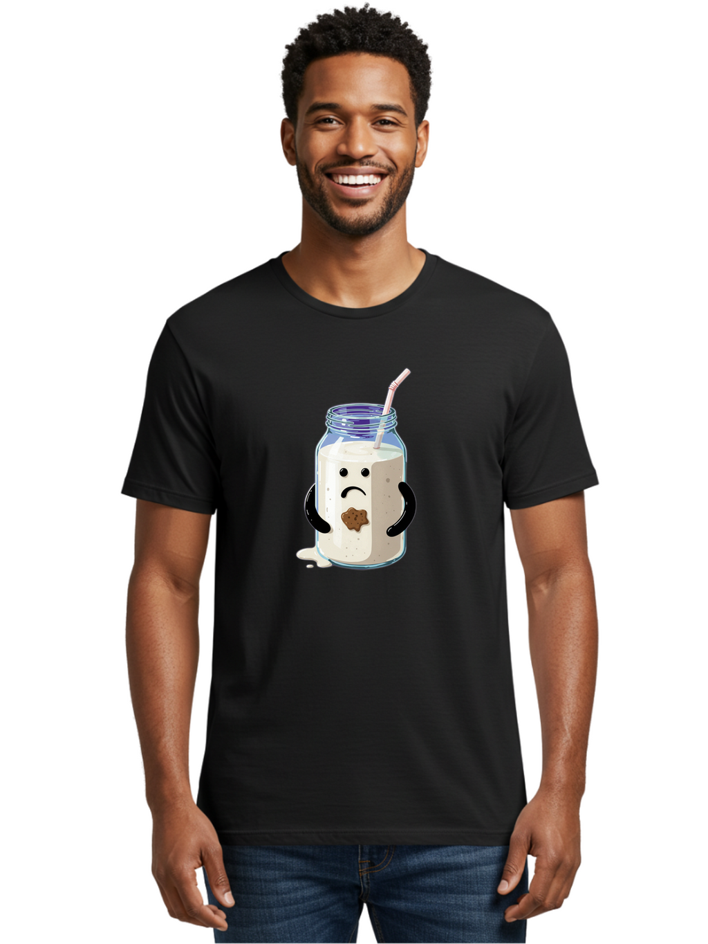 Sad-Milkshake Men'S Graphic Tee, 100% Cotton, Comfortable Casual Summer Wear, Machine Washable, Vintage Camera, Old Camera, Antique Camera, Black Camera, Classic Photography, Photography Equipment, Nostalgic Device, Film Camera, Camera Art Bai337