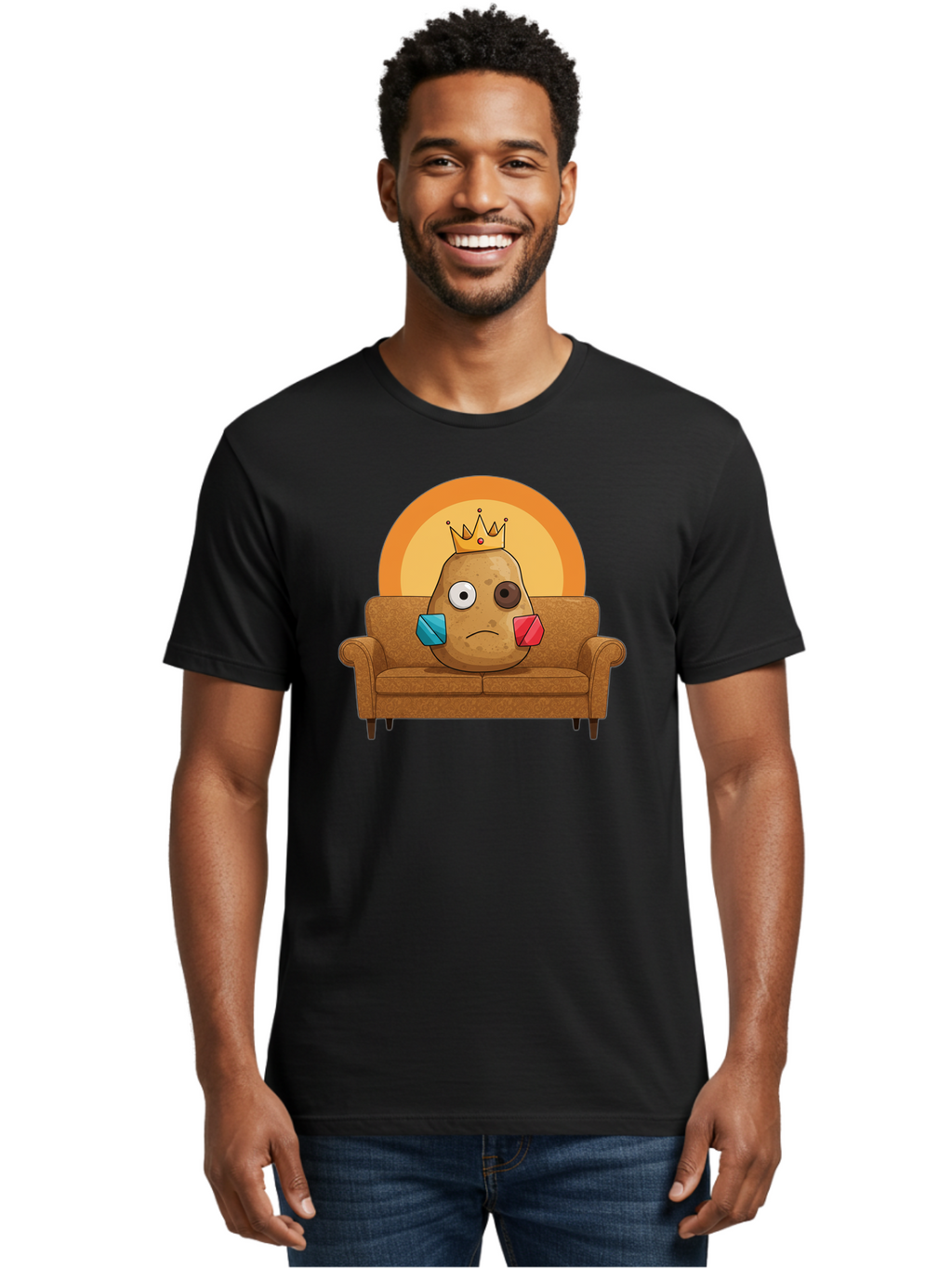 Sad-Potato Men'S Graphic Tee, 100% Cotton, Comfortable Casual Summer Wear, Machine Washable, Vintage Camera, Old Camera, Antique Camera, Black Camera, Classic Photography, Photography Equipment, Nostalgic Device, Film Camera, Camera Art Bai341