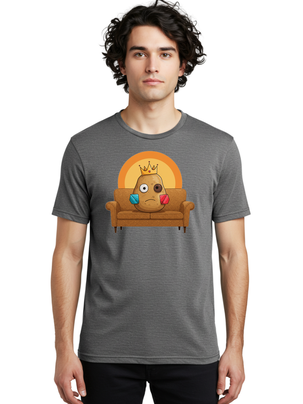 Sad-Potato Men'S Graphic Tee, 100% Cotton, Comfortable Casual Summer Wear, Machine Washable, Vintage Camera, Old Camera, Antique Camera, Black Camera, Classic Photography, Photography Equipment, Nostalgic Device, Film Camera, Camera Art Bai341