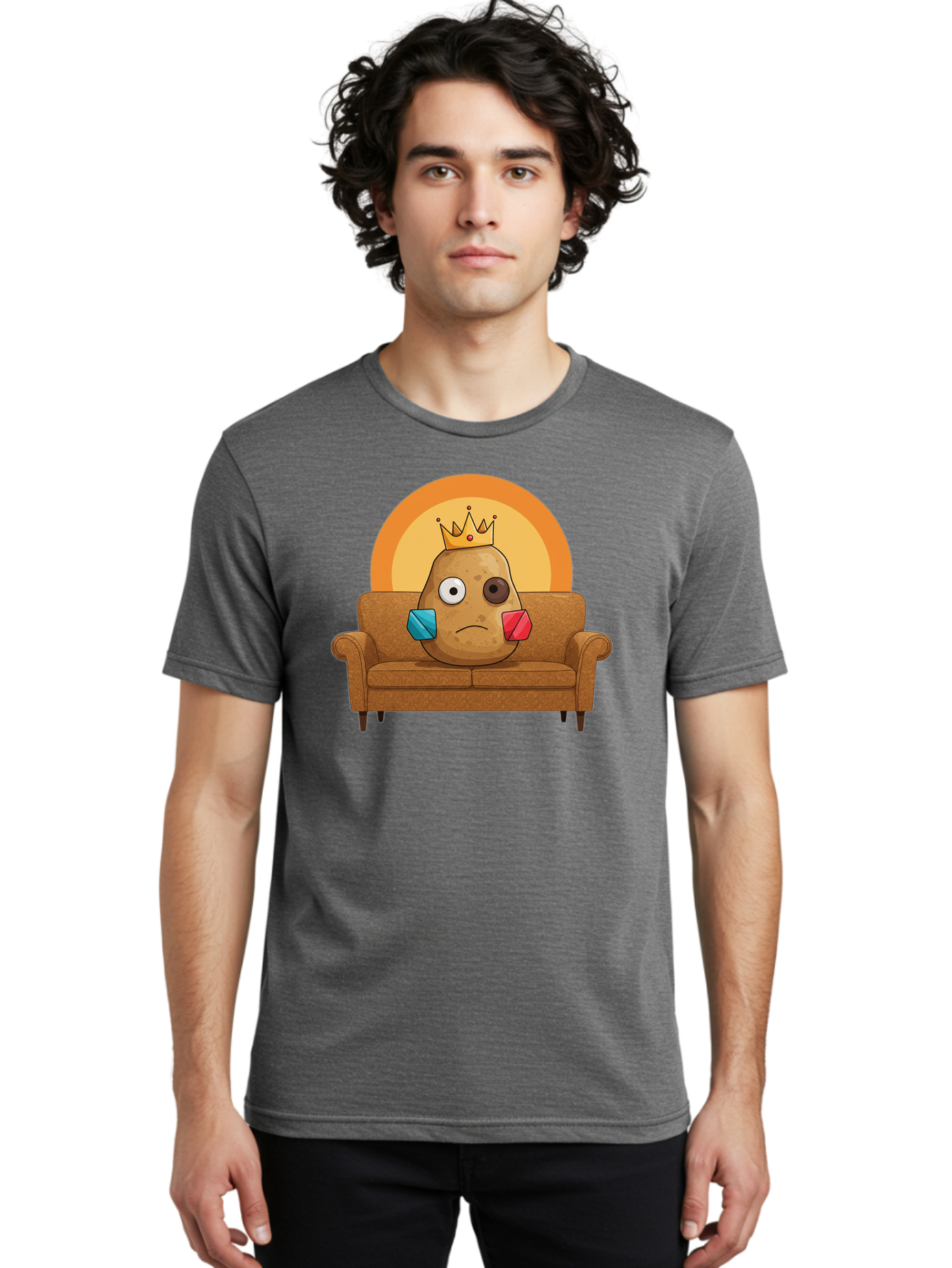 Sad-Potato Men'S Graphic Tee, 100% Cotton, Comfortable Casual Summer Wear, Machine Washable, Vintage Camera, Old Camera, Antique Camera, Black Camera, Classic Photography, Photography Equipment, Nostalgic Device, Film Camera, Camera Art Bai341