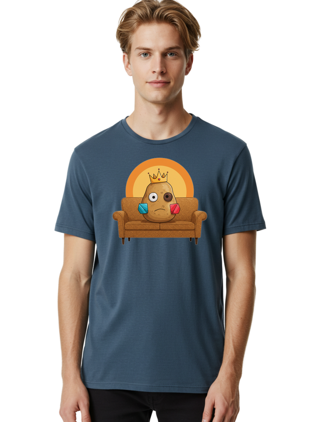 Sad-Potato Men'S Graphic Tee, 100% Cotton, Comfortable Casual Summer Wear, Machine Washable, Vintage Camera, Old Camera, Antique Camera, Black Camera, Classic Photography, Photography Equipment, Nostalgic Device, Film Camera, Camera Art Bai341