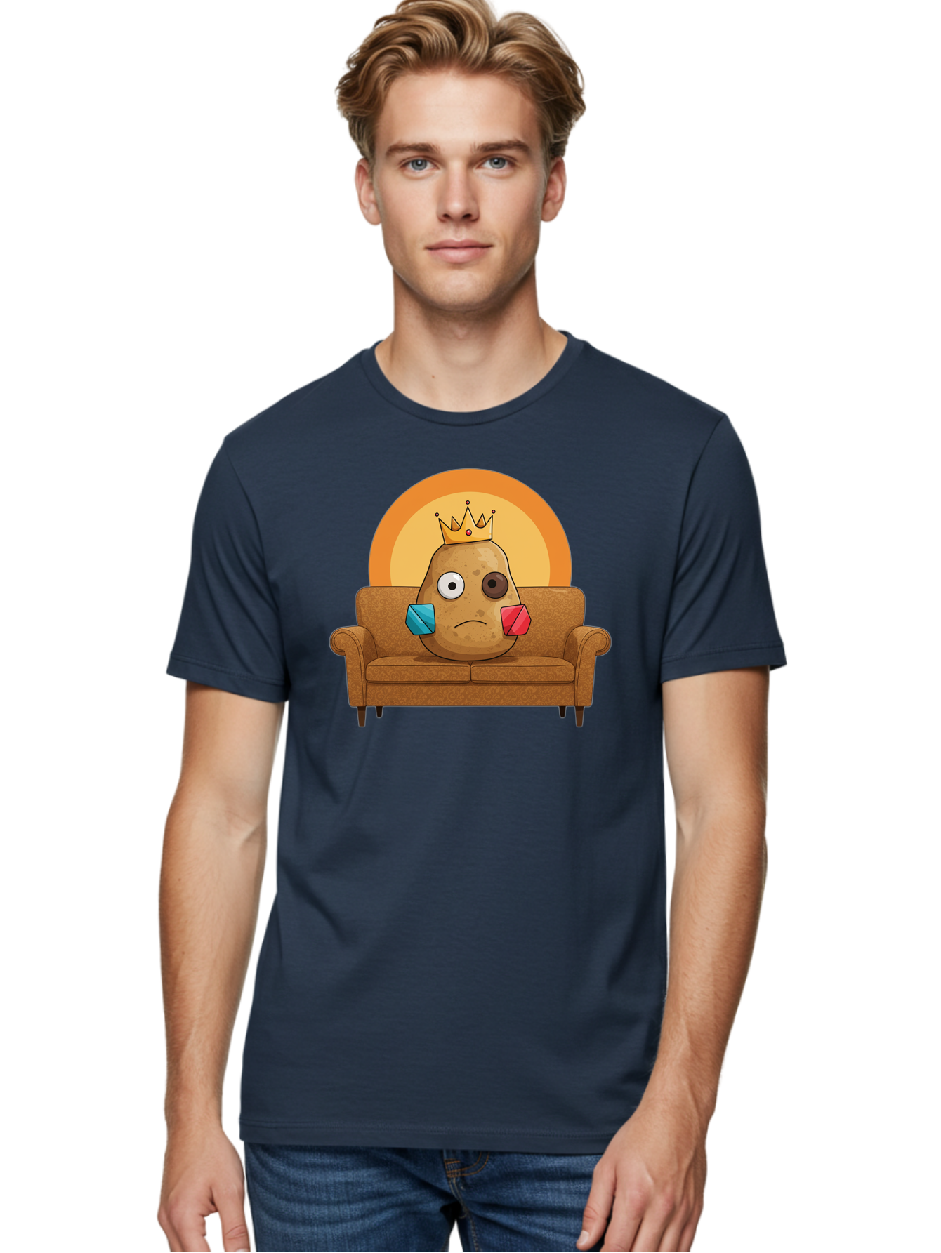 Sad-Potato Men'S Graphic Tee, 100% Cotton, Comfortable Casual Summer Wear, Machine Washable, Vintage Camera, Old Camera, Antique Camera, Black Camera, Classic Photography, Photography Equipment, Nostalgic Device, Film Camera, Camera Art Bai341