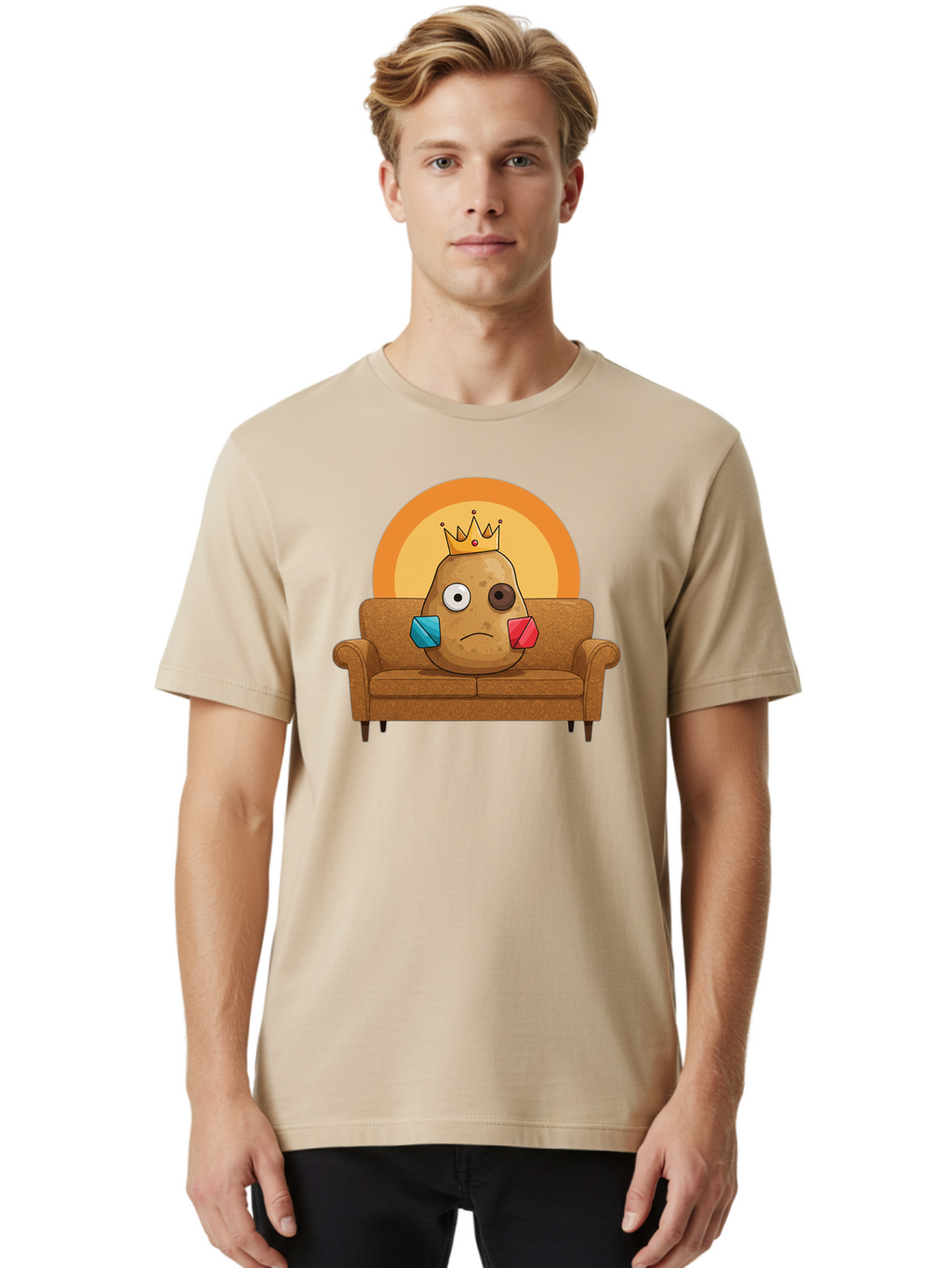 Sad-Potato Men'S Graphic Tee, 100% Cotton, Comfortable Casual Summer Wear, Machine Washable, Vintage Camera, Old Camera, Antique Camera, Black Camera, Classic Photography, Photography Equipment, Nostalgic Device, Film Camera, Camera Art Bai341