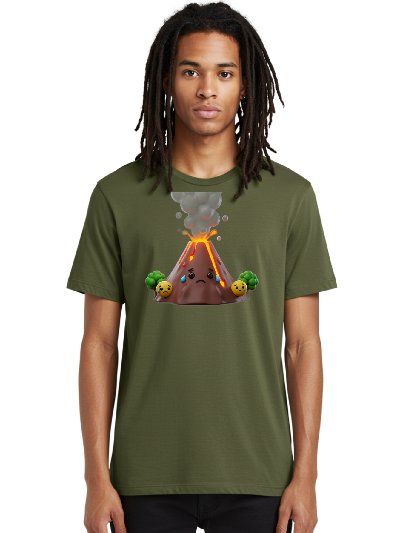 Sad-Volcano-1 Men'S Graphic Tee, 100% Cotton, Comfortable Casual Summer Wear, Machine Washable, Vintage Camera, Old Camera, Antique Camera, Black Camera, Classic Photography, Photography Equipment, Nostalgic Device, Film Camera, Camera Art Bai342