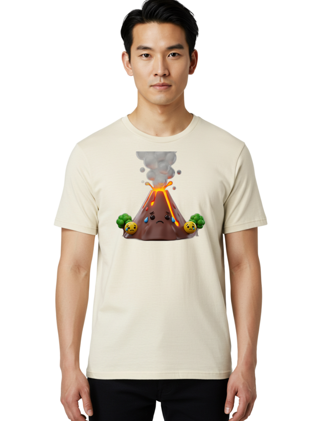 Sad-Volcano-1 Men'S Graphic Tee, 100% Cotton, Comfortable Casual Summer Wear, Machine Washable, Vintage Camera, Old Camera, Antique Camera, Black Camera, Classic Photography, Photography Equipment, Nostalgic Device, Film Camera, Camera Art Bai342