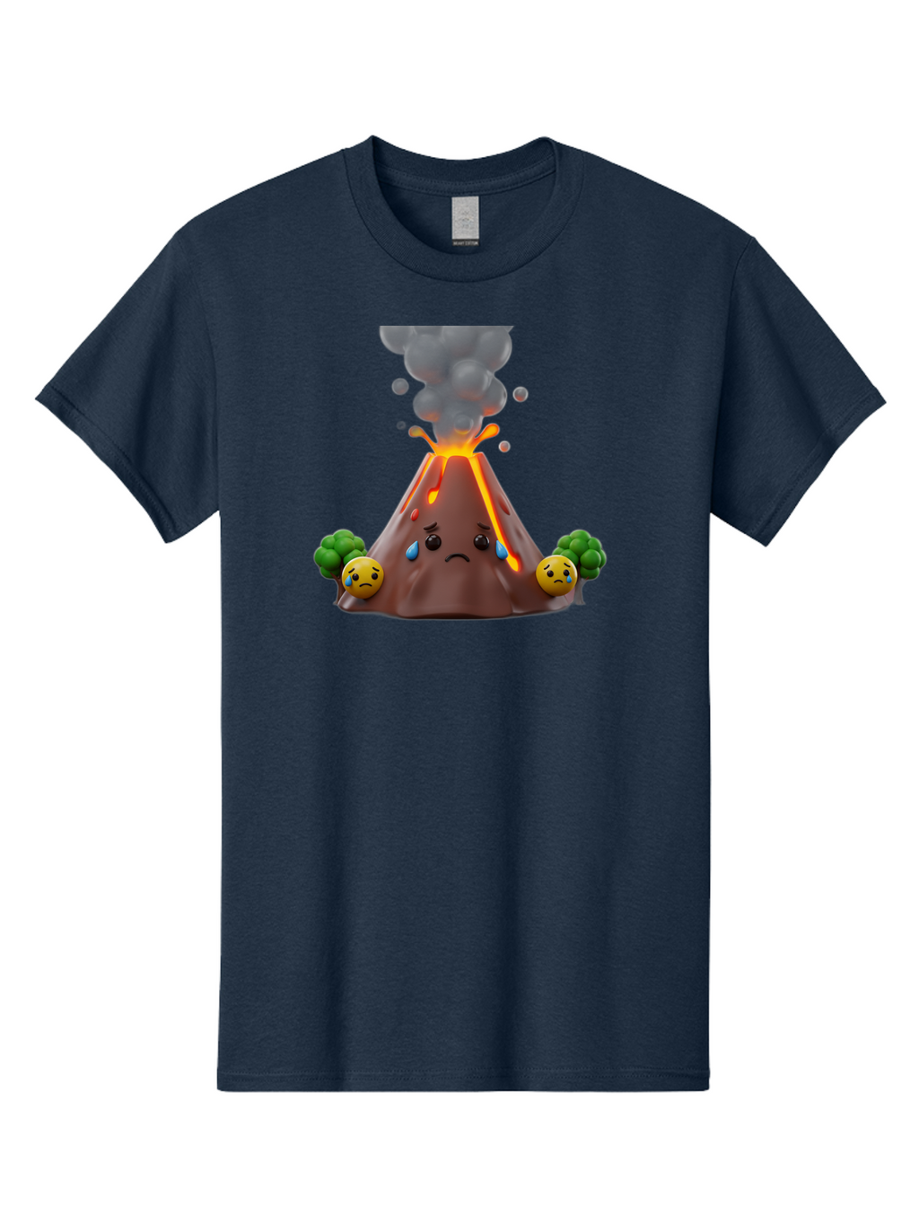 Sad-Volcano-1 Men'S Graphic Tee, 100% Cotton, Comfortable Casual Summer Wear, Machine Washable, Vintage Camera, Old Camera, Antique Camera, Black Camera, Classic Photography, Photography Equipment, Nostalgic Device, Film Camera, Camera Art Bai342