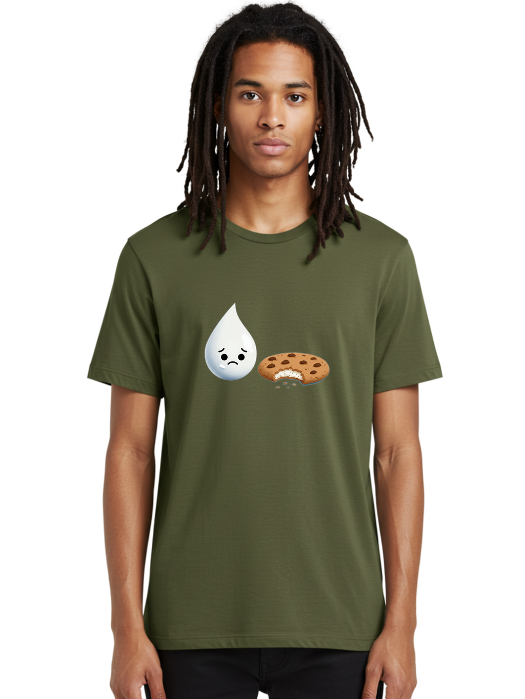 Sad-Water-Droplet-And-Cookie Men'S Graphic Tee, 100% Cotton, Comfortable Casual Summer Wear, Machine Washable, Vintage Camera, Old Camera, Antique Camera, Black Camera, Classic Photography, Photography Equipment, Nostalgic Device, Film Camera, Bai344