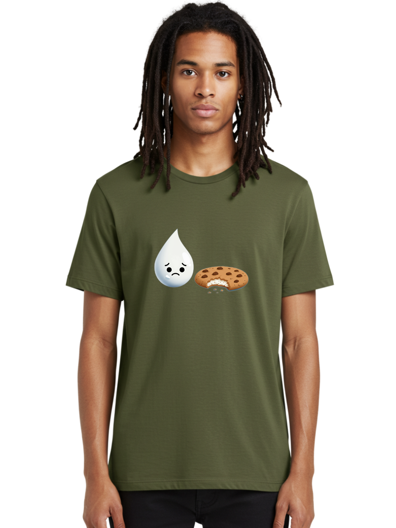 Sad-Water-Droplet-And-Cookie Men'S Graphic Tee, 100% Cotton, Comfortable Casual Summer Wear, Machine Washable, Vintage Camera, Old Camera, Antique Camera, Black Camera, Classic Photography, Photography Equipment, Nostalgic Device, Film Camera, Bai344