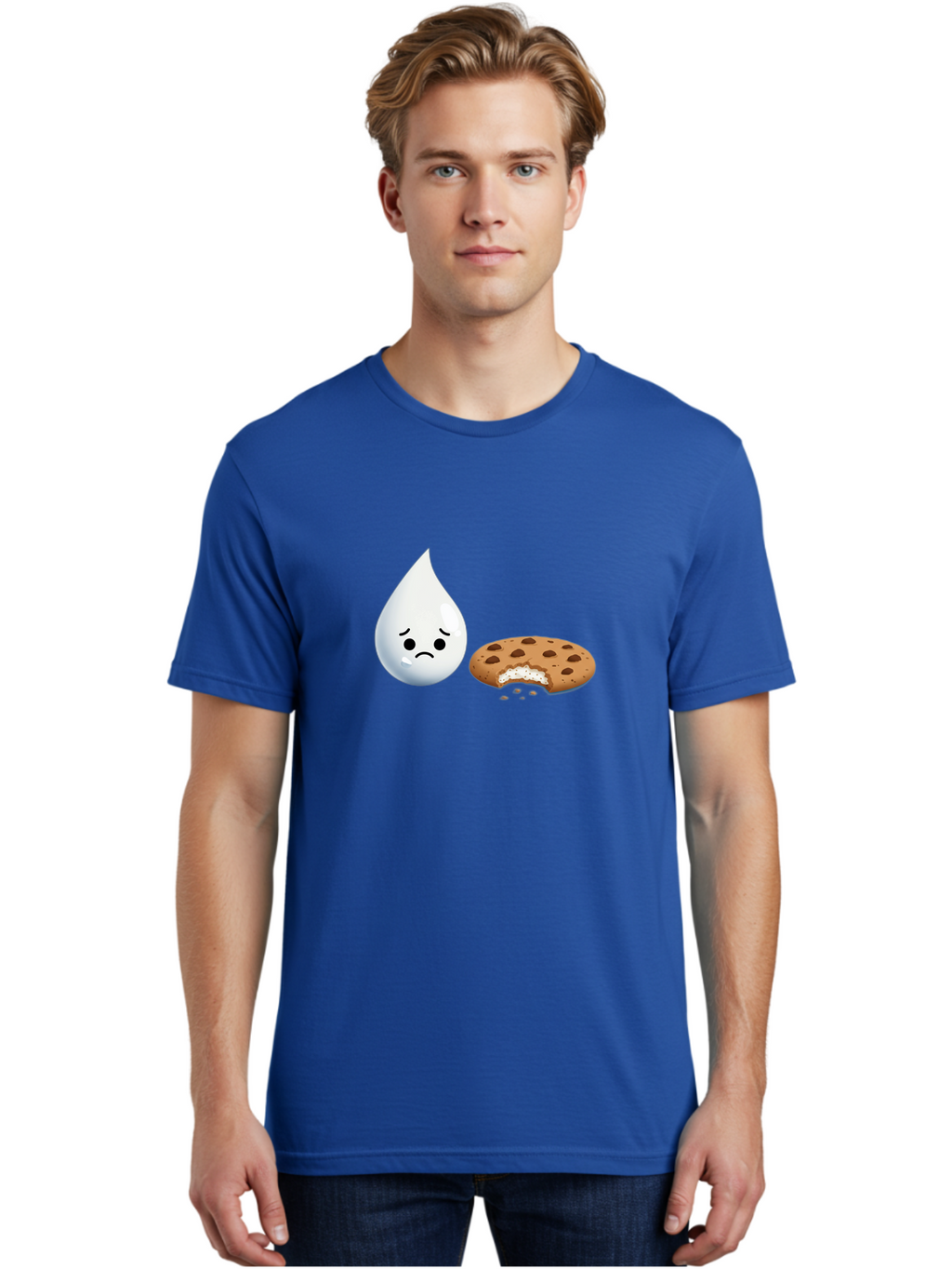 Sad-Water-Droplet-And-Cookie Men'S Graphic Tee, 100% Cotton, Comfortable Casual Summer Wear, Machine Washable, Vintage Camera, Old Camera, Antique Camera, Black Camera, Classic Photography, Photography Equipment, Nostalgic Device, Film Camera, Bai344