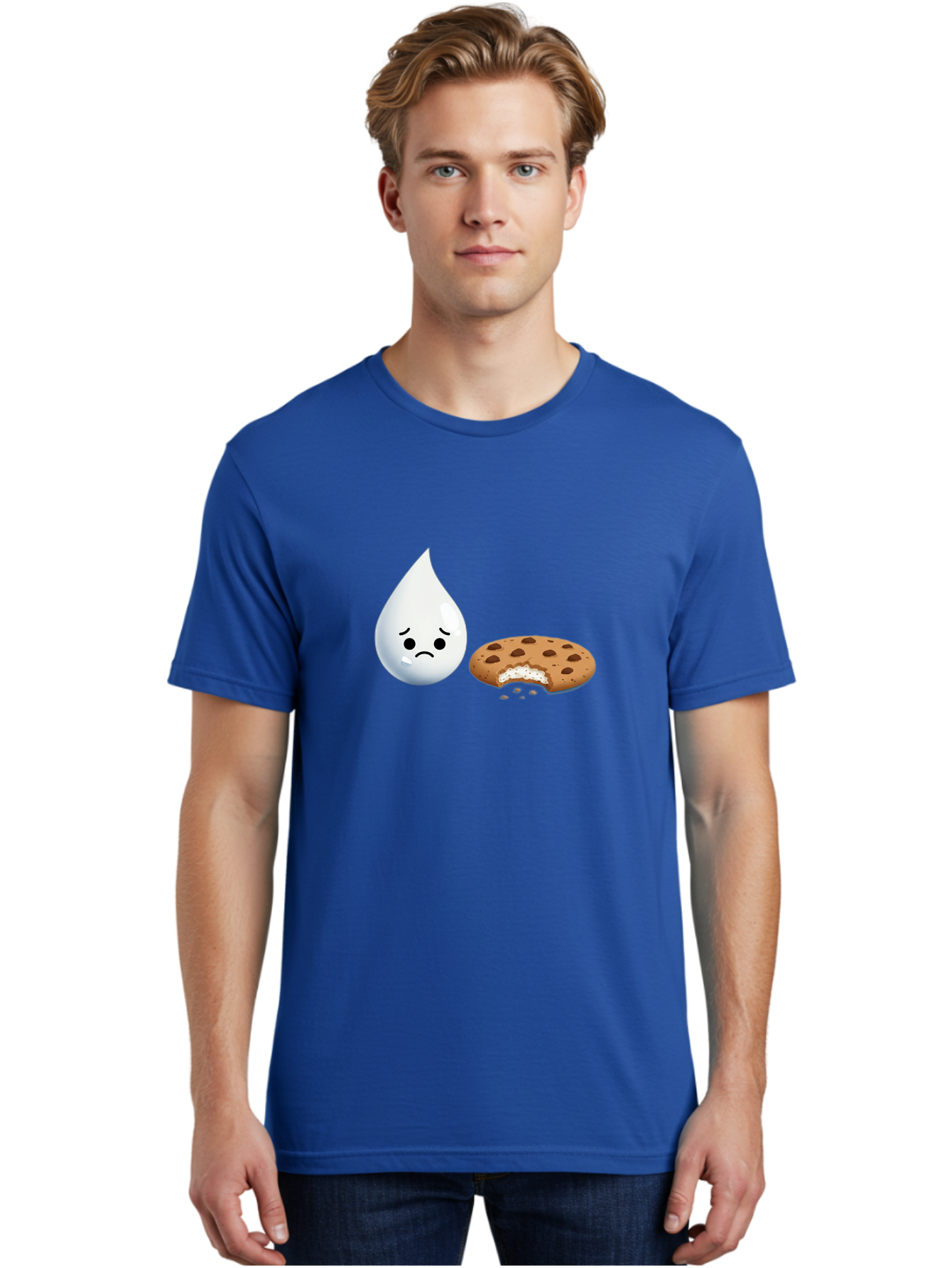 Sad-Water-Droplet-And-Cookie Men'S Graphic Tee, 100% Cotton, Comfortable Casual Summer Wear, Machine Washable, Vintage Camera, Old Camera, Antique Camera, Black Camera, Classic Photography, Photography Equipment, Nostalgic Device, Film Camera, Bai344