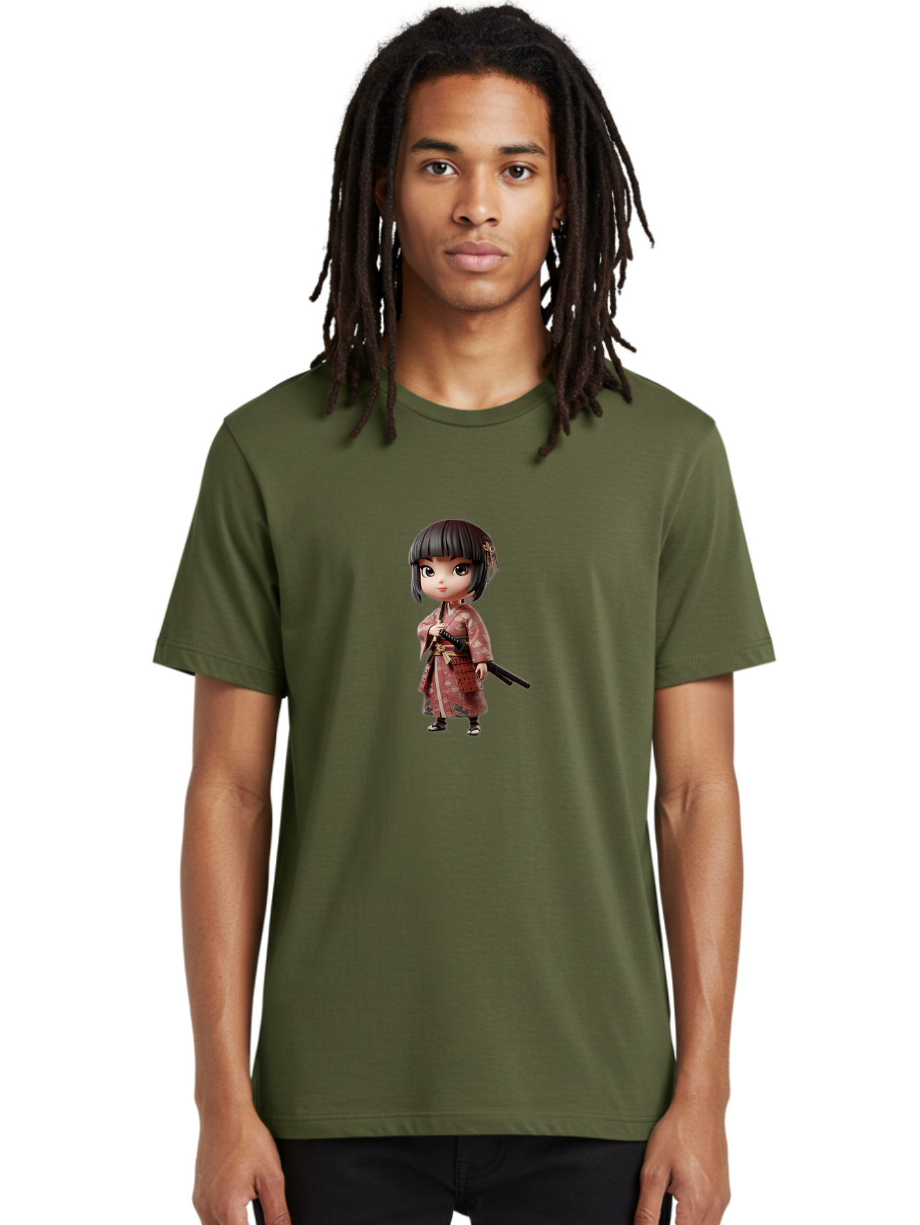 Samurai-Girl-Figurine Men'S Graphic Tee, 100% Cotton, Comfortable Casual Summer Wear, Machine Washable, Vintage Camera, Old Camera, Antique Camera, Black Camera, Classic Photography, Photography Equipment, Nostalgic Device, Film Camera, Bai346