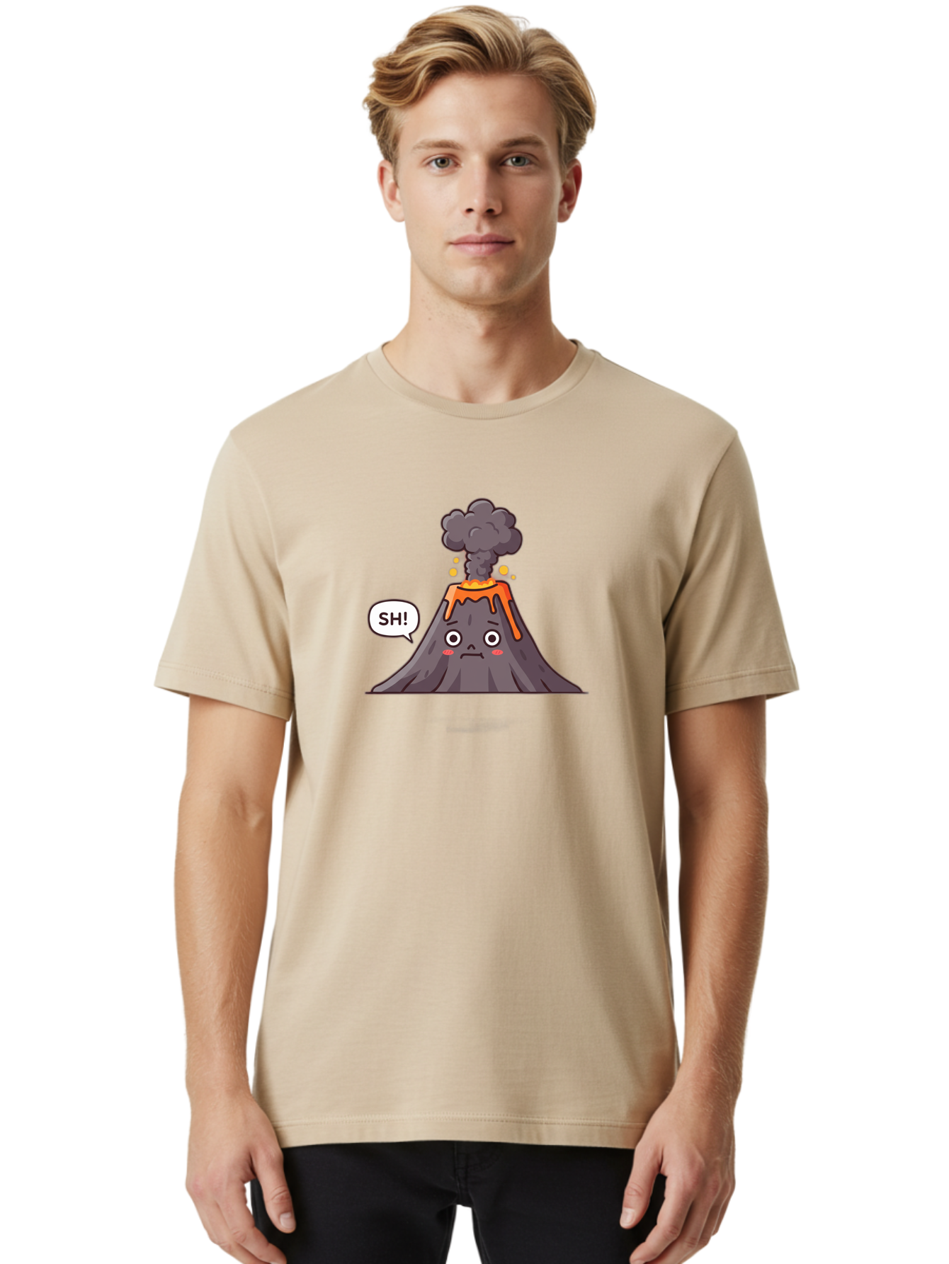 Sh-Volcano Men'S Graphic Tee, 100% Cotton, Comfortable Casual Summer Wear, Machine Washable, Vintage Camera, Old Camera, Antique Camera, Black Camera, Classic Photography, Photography Equipment, Nostalgic Device, Film Camera, Camera Art Bai351