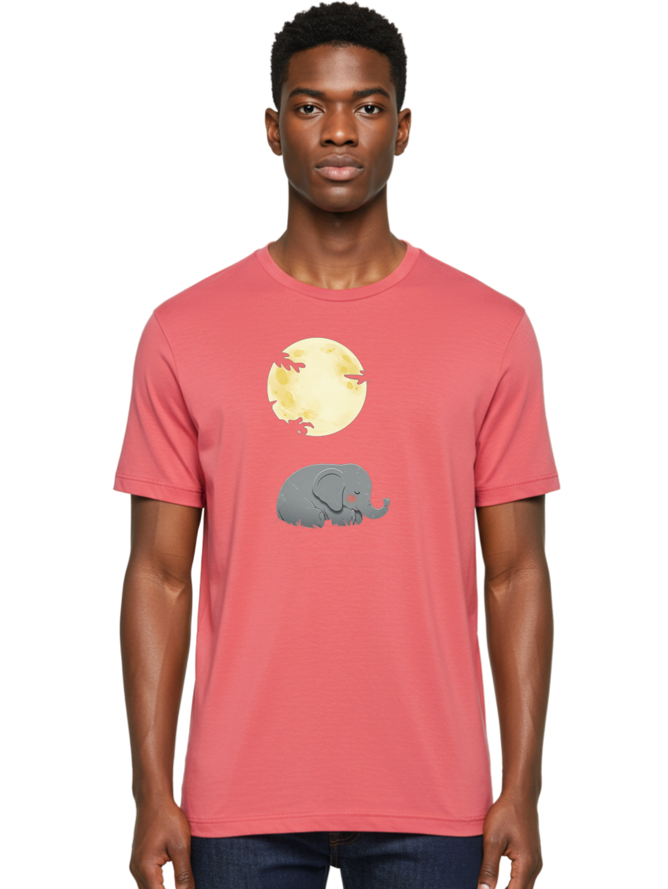 Sleeping-Elephant-1 Men'S Graphic Tee, 100% Cotton, Comfortable Casual Summer Wear, Machine Washable, Vintage Camera, Old Camera, Antique Camera, Black Camera, Classic Photography, Photography Equipment, Nostalgic Device, Film Camera, Bai360