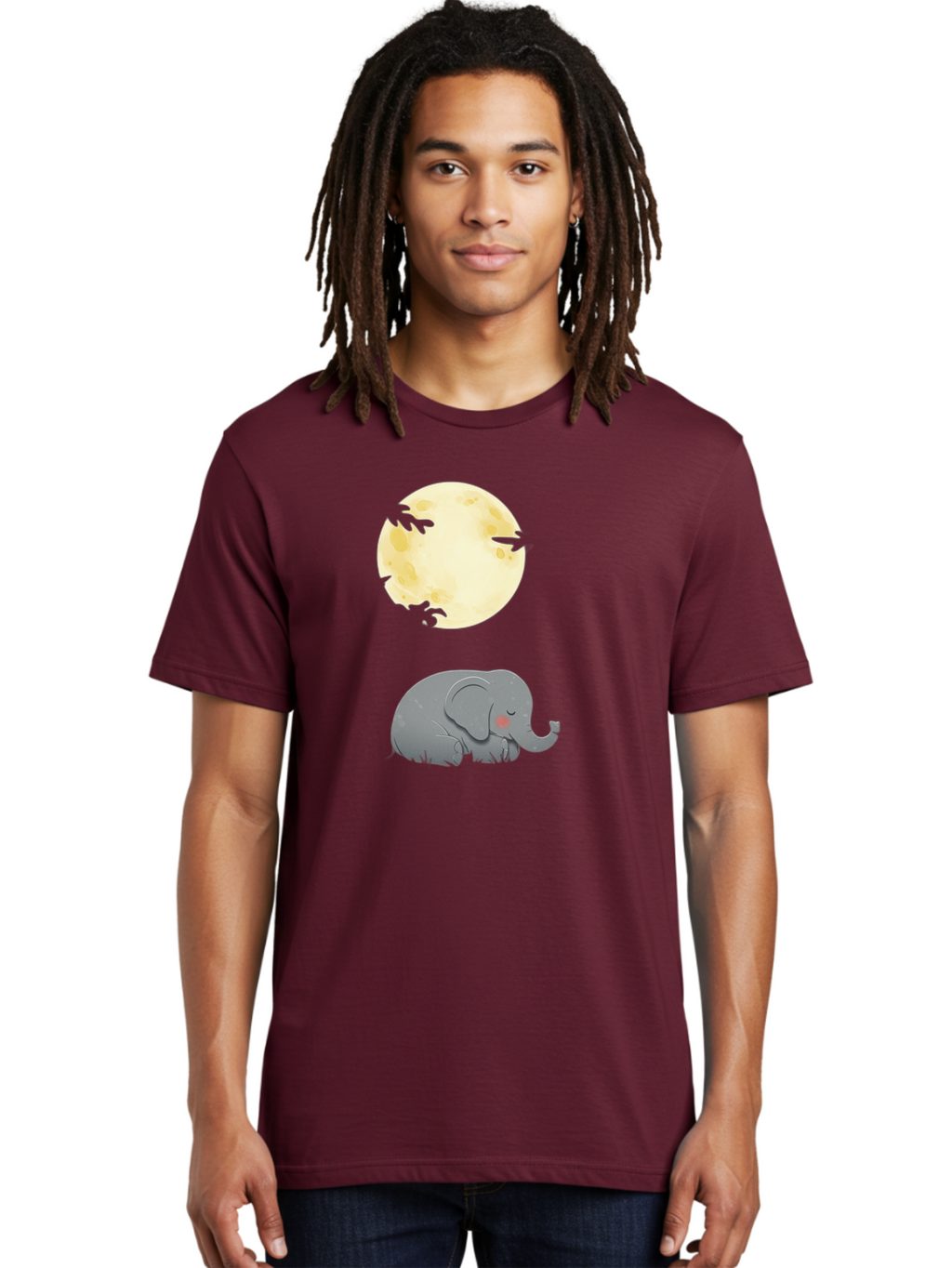 Sleeping-Elephant-1 Men'S Graphic Tee, 100% Cotton, Comfortable Casual Summer Wear, Machine Washable, Vintage Camera, Old Camera, Antique Camera, Black Camera, Classic Photography, Photography Equipment, Nostalgic Device, Film Camera, Bai360