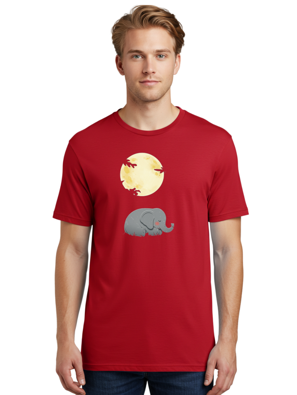 Sleeping-Elephant-1 Men'S Graphic Tee, 100% Cotton, Comfortable Casual Summer Wear, Machine Washable, Vintage Camera, Old Camera, Antique Camera, Black Camera, Classic Photography, Photography Equipment, Nostalgic Device, Film Camera, Bai360