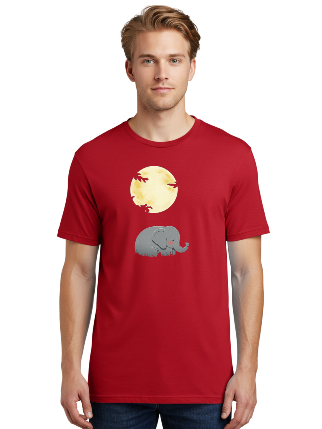 Sleeping-Elephant-1 Men'S Graphic Tee, 100% Cotton, Comfortable Casual Summer Wear, Machine Washable, Vintage Camera, Old Camera, Antique Camera, Black Camera, Classic Photography, Photography Equipment, Nostalgic Device, Film Camera, Bai360