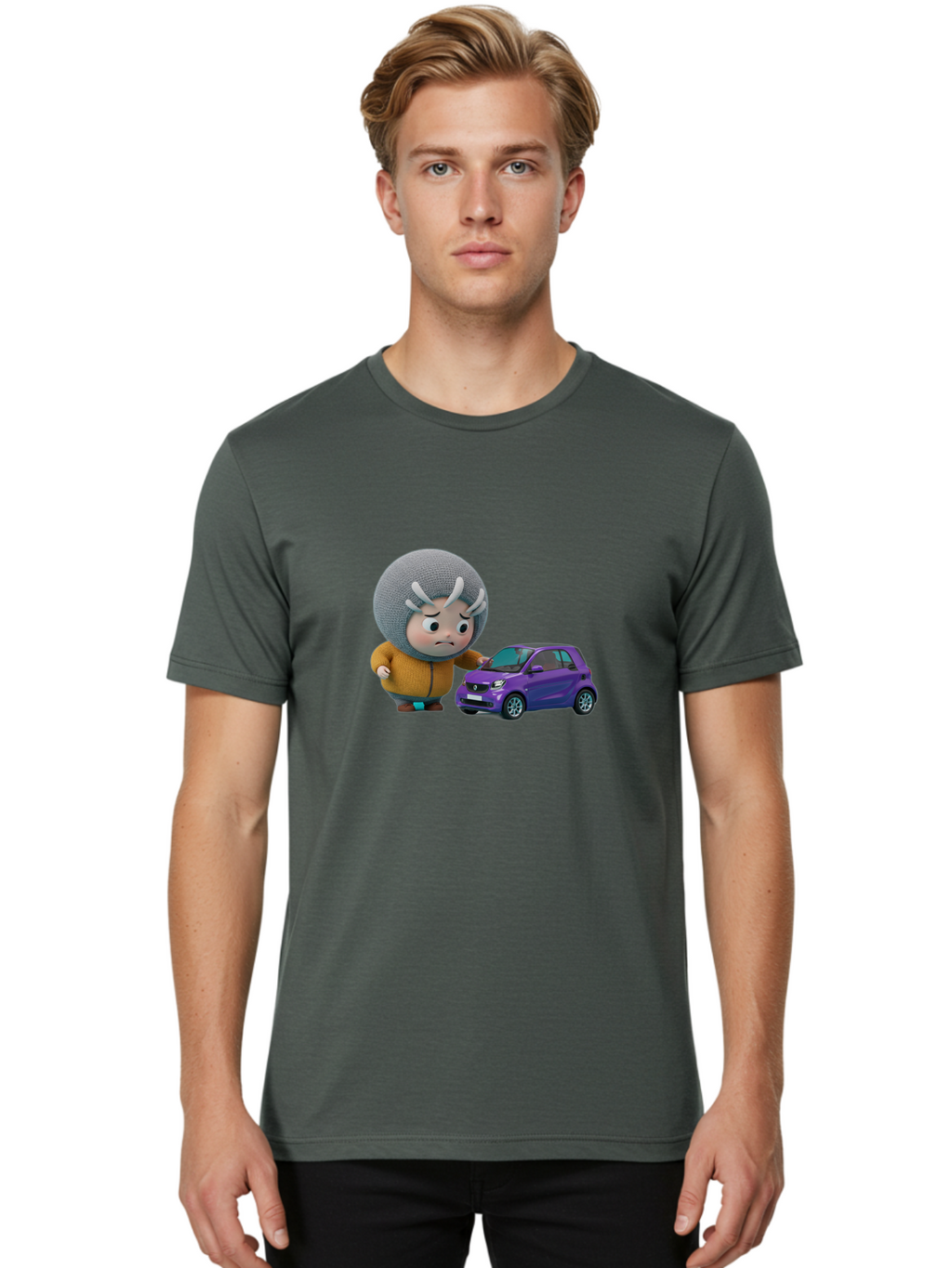 Smart-Car-Cartoon-Character Men'S Graphic Tee, 100% Cotton, Comfortable Casual Summer Wear, Machine Washable, Vintage Camera, Old Camera, Antique Camera, Black Camera, Classic Photography, Photography Equipment, Nostalgic Device, Film Camera, Bai365