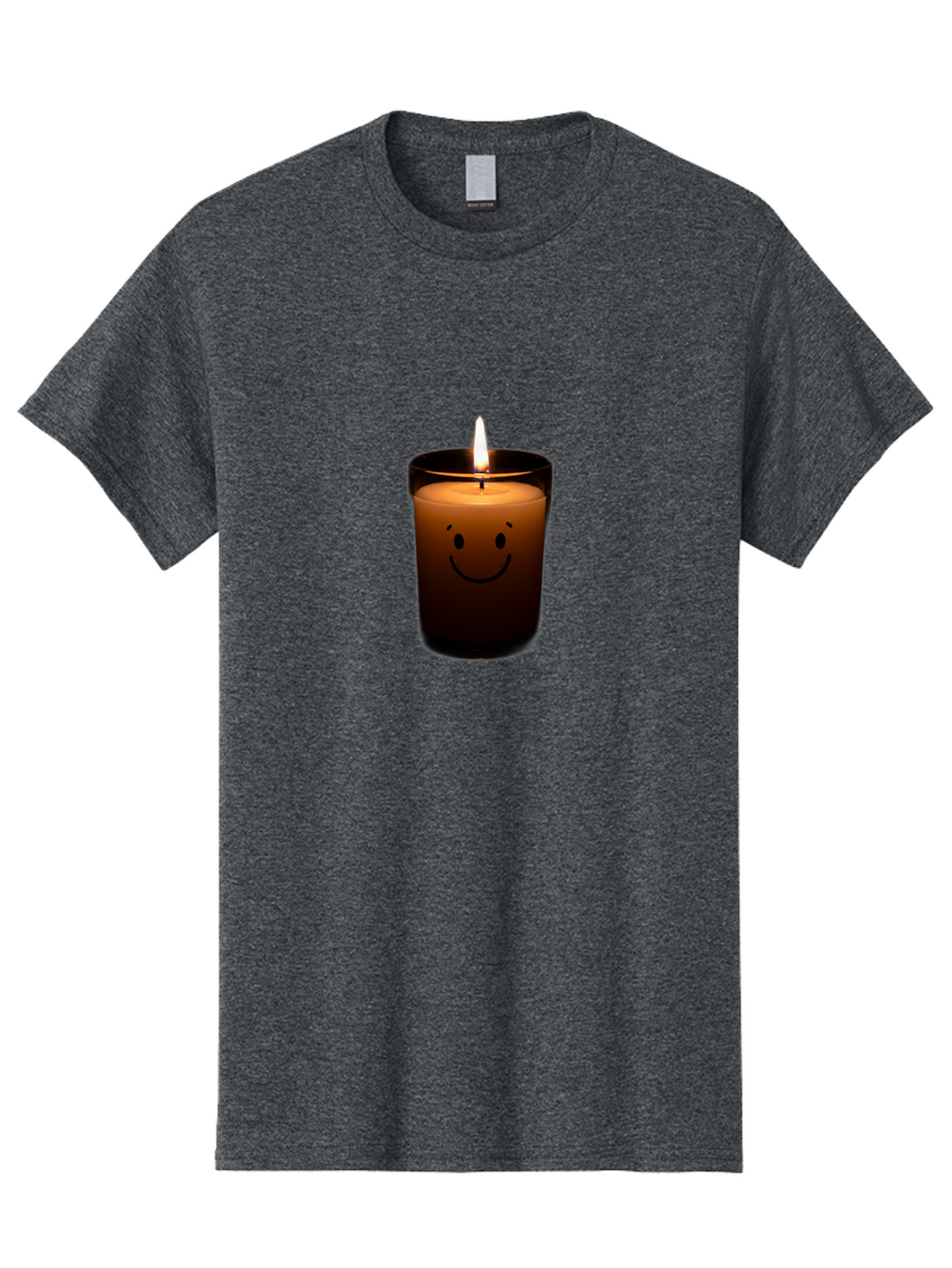 Smiley-Candle-2 Men'S Graphic Tee, 100% Cotton, Comfortable Casual Summer Wear, Machine Washable, Vintage Camera, Old Camera, Antique Camera, Black Camera, Classic Photography, Photography Equipment, Nostalgic Device, Film Camera, Camera Art Bai368