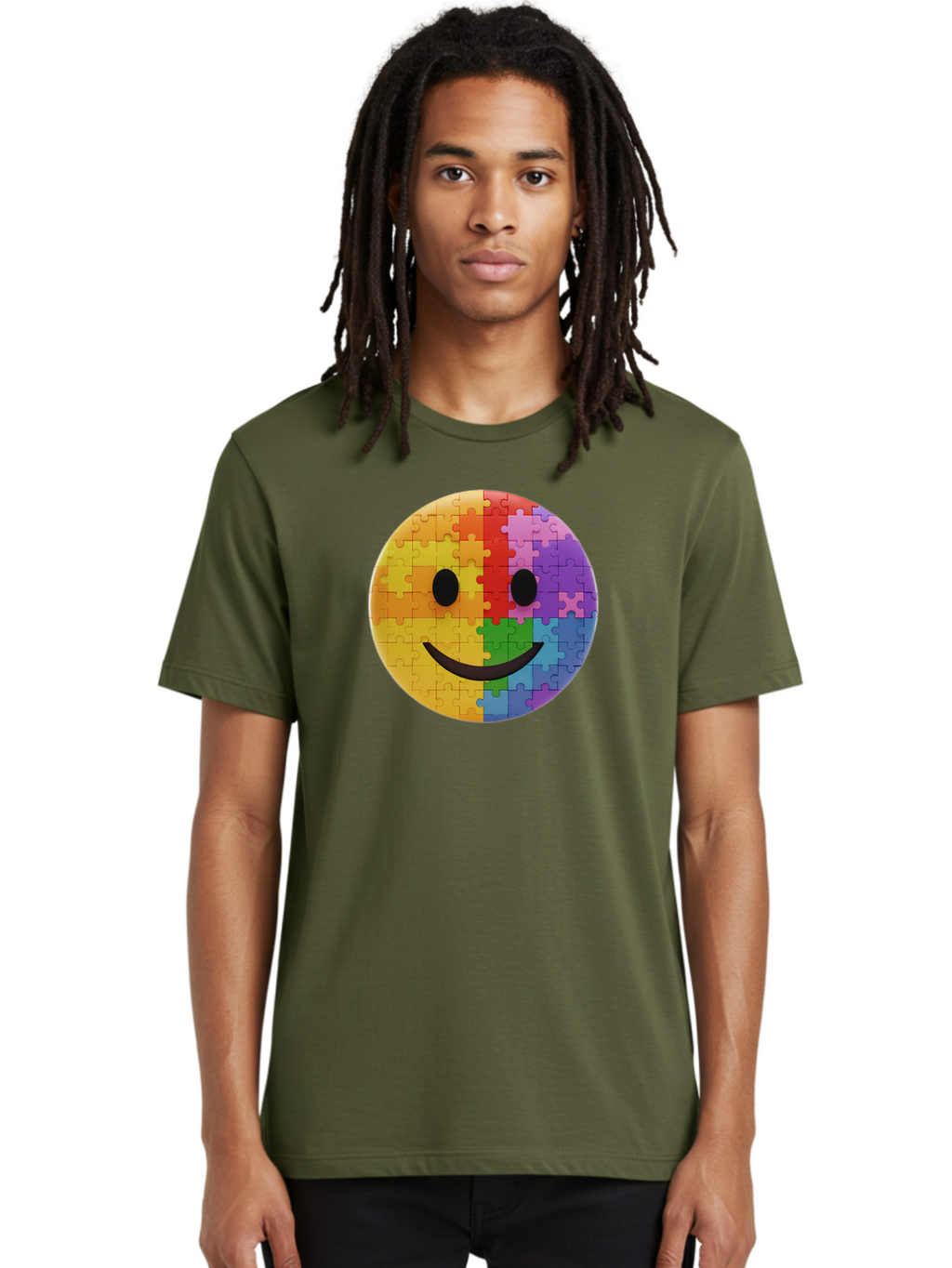 Smiley-Face-Jigsaw Men'S Graphic Tee, 100% Cotton, Comfortable Casual Summer Wear, Machine Washable, Vintage Camera, Old Camera, Antique Camera, Black Camera, Classic Photography, Photography Equipment, Nostalgic Device, Film Camera, Bai373