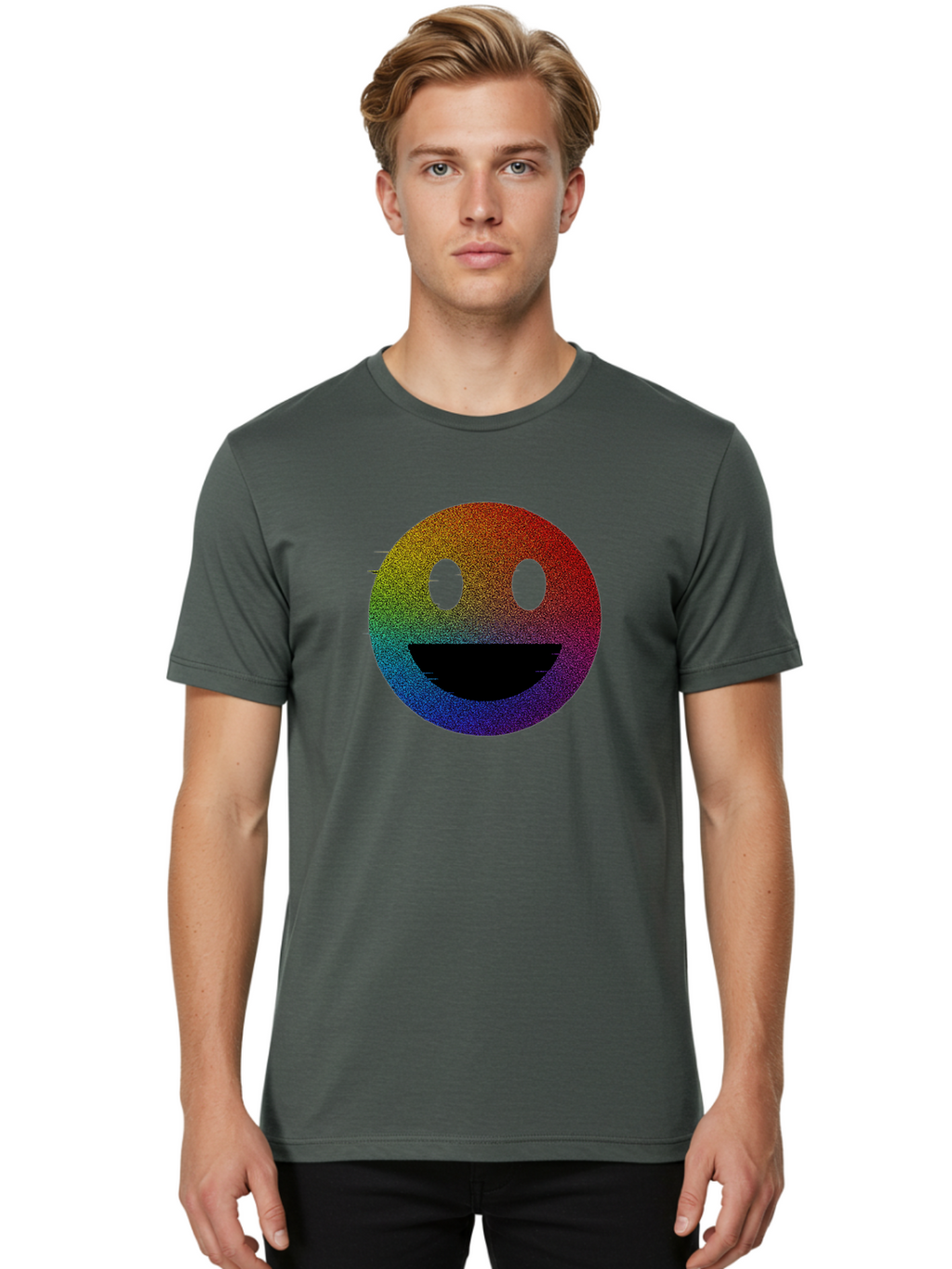 Smiley-Face Men'S Graphic Tee, 100% Cotton, Comfortable Casual Summer Wear, Machine Washable, Vintage Camera, Old Camera, Antique Camera, Black Camera, Classic Photography, Photography Equipment, Nostalgic Device, Film Camera, Camera Art Bai375