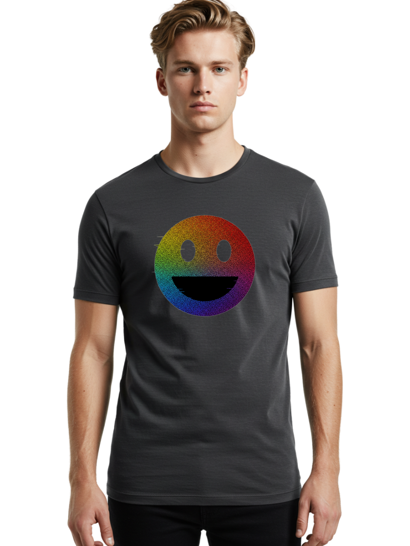 Smiley-Face Men'S Graphic Tee, 100% Cotton, Comfortable Casual Summer Wear, Machine Washable, Vintage Camera, Old Camera, Antique Camera, Black Camera, Classic Photography, Photography Equipment, Nostalgic Device, Film Camera, Camera Art Bai375