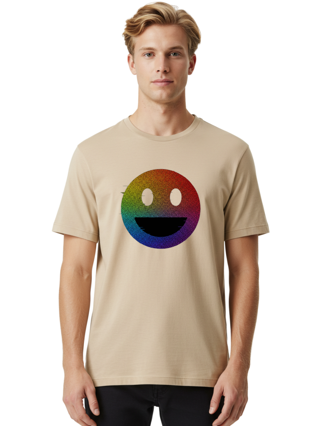 Smiley-Face Men'S Graphic Tee, 100% Cotton, Comfortable Casual Summer Wear, Machine Washable, Vintage Camera, Old Camera, Antique Camera, Black Camera, Classic Photography, Photography Equipment, Nostalgic Device, Film Camera, Camera Art Bai375