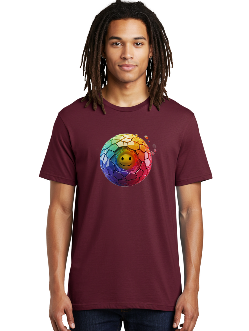 Smiley-Mosaic-Ball Men'S Graphic Tee, 100% Cotton, Comfortable Casual Summer Wear, Machine Washable, Vintage Camera, Old Camera, Antique Camera, Black Camera, Classic Photography, Photography Equipment, Nostalgic Device, Film Camera, Bai377