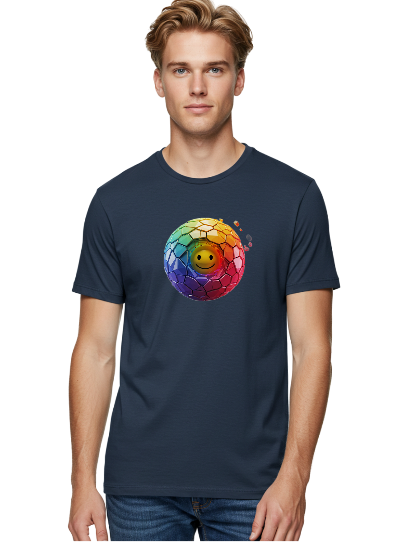 Smiley-Mosaic-Ball Men'S Graphic Tee, 100% Cotton, Comfortable Casual Summer Wear, Machine Washable, Vintage Camera, Old Camera, Antique Camera, Black Camera, Classic Photography, Photography Equipment, Nostalgic Device, Film Camera, Bai377