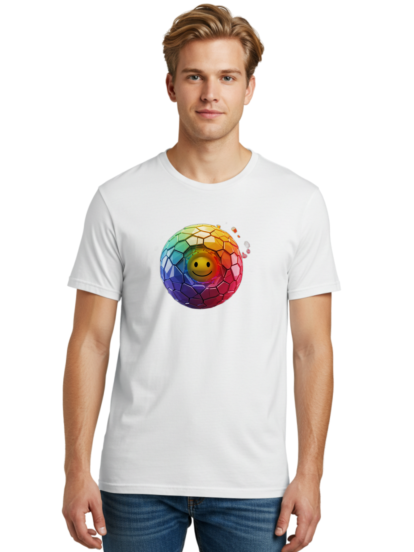 Smiley-Mosaic-Ball Men'S Graphic Tee, 100% Cotton, Comfortable Casual Summer Wear, Machine Washable, Vintage Camera, Old Camera, Antique Camera, Black Camera, Classic Photography, Photography Equipment, Nostalgic Device, Film Camera, Bai377