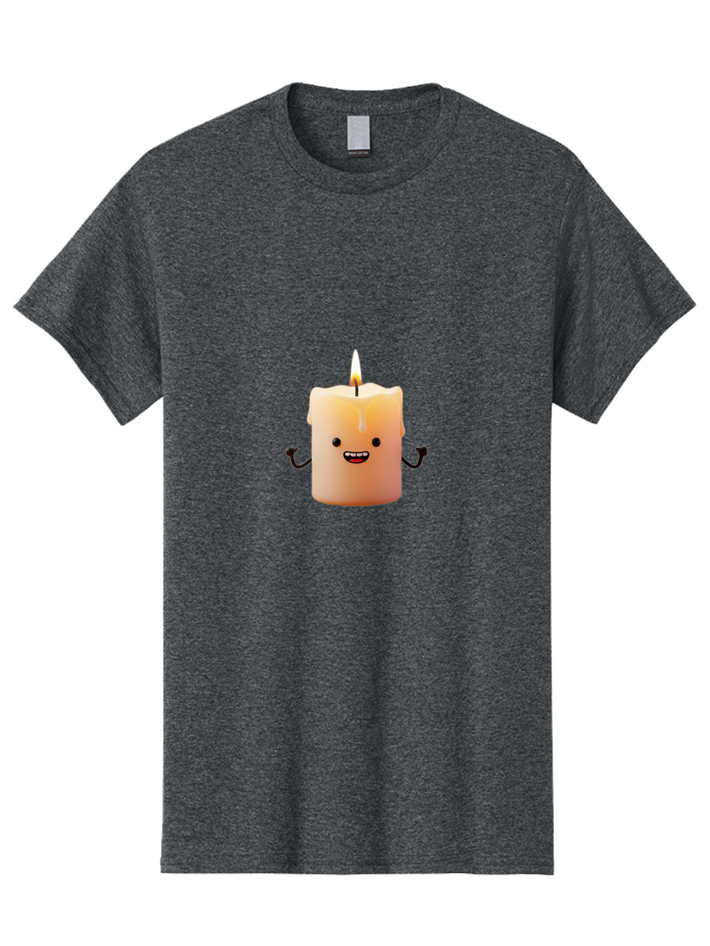 Smiling-Candle-2 Men'S Graphic Tee, 100% Cotton, Comfortable Casual Summer Wear, Machine Washable, Vintage Camera, Old Camera, Antique Camera, Black Camera, Classic Photography, Photography Equipment, Nostalgic Device, Film Camera, Camera Art Bai382