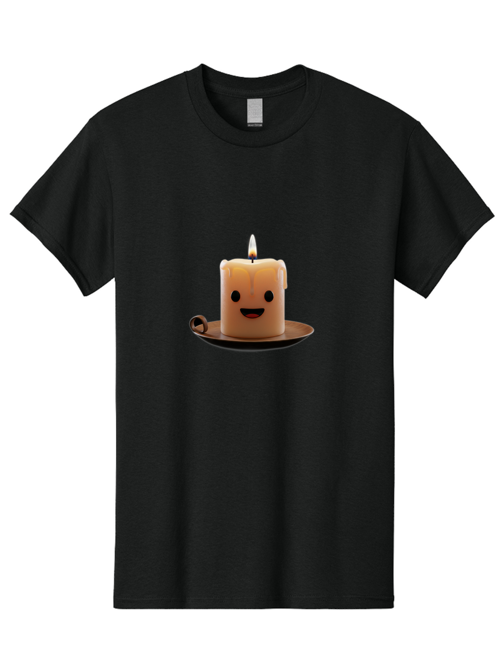 Smiling-Candle-3 Men'S Graphic Tee, 100% Cotton, Comfortable Casual Summer Wear, Machine Washable, Vintage Camera, Old Camera, Antique Camera, Black Camera, Classic Photography, Photography Equipment, Nostalgic Device, Film Camera, Camera Art Bai383