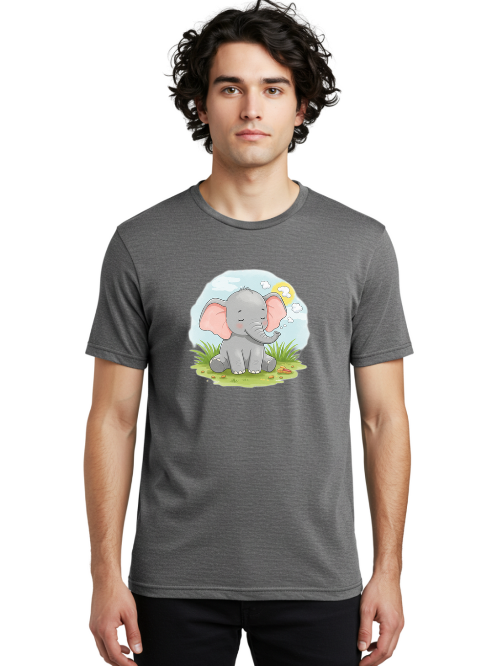 Smiling-Elephant Men'S Graphic Tee, 100% Cotton, Comfortable Casual Summer Wear, Machine Washable, Vintage Camera, Old Camera, Antique Camera, Black Camera, Classic Photography, Photography Equipment, Nostalgic Device, Film Camera, Camera Art Bai388
