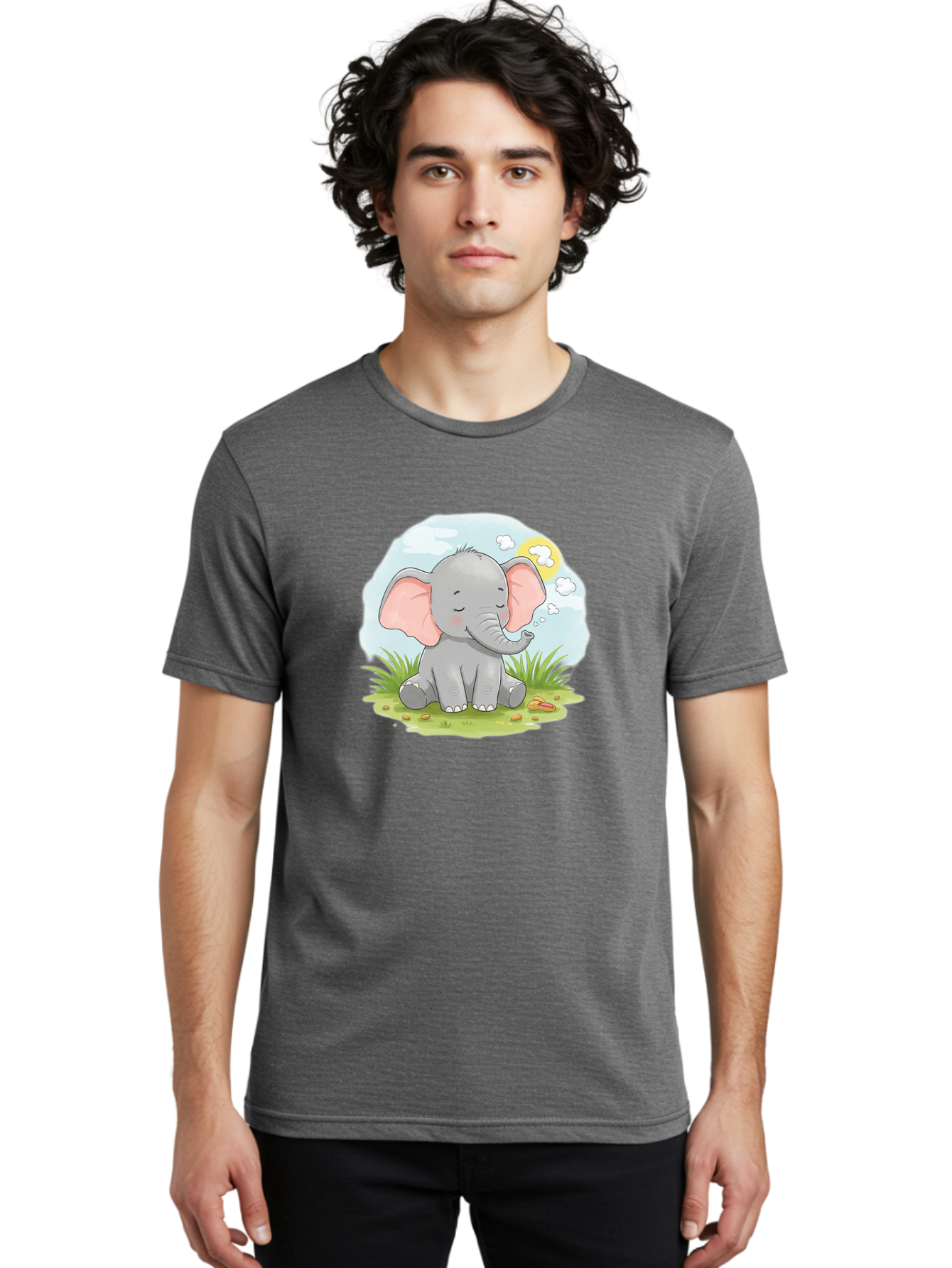 Smiling-Elephant Men'S Graphic Tee, 100% Cotton, Comfortable Casual Summer Wear, Machine Washable, Vintage Camera, Old Camera, Antique Camera, Black Camera, Classic Photography, Photography Equipment, Nostalgic Device, Film Camera, Camera Art Bai388