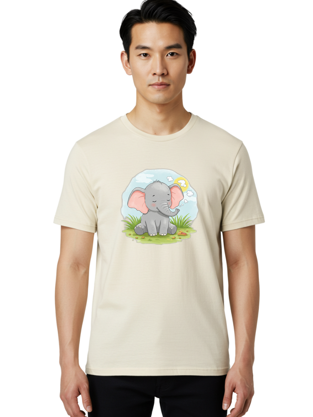 Smiling-Elephant Men'S Graphic Tee, 100% Cotton, Comfortable Casual Summer Wear, Machine Washable, Vintage Camera, Old Camera, Antique Camera, Black Camera, Classic Photography, Photography Equipment, Nostalgic Device, Film Camera, Camera Art Bai388