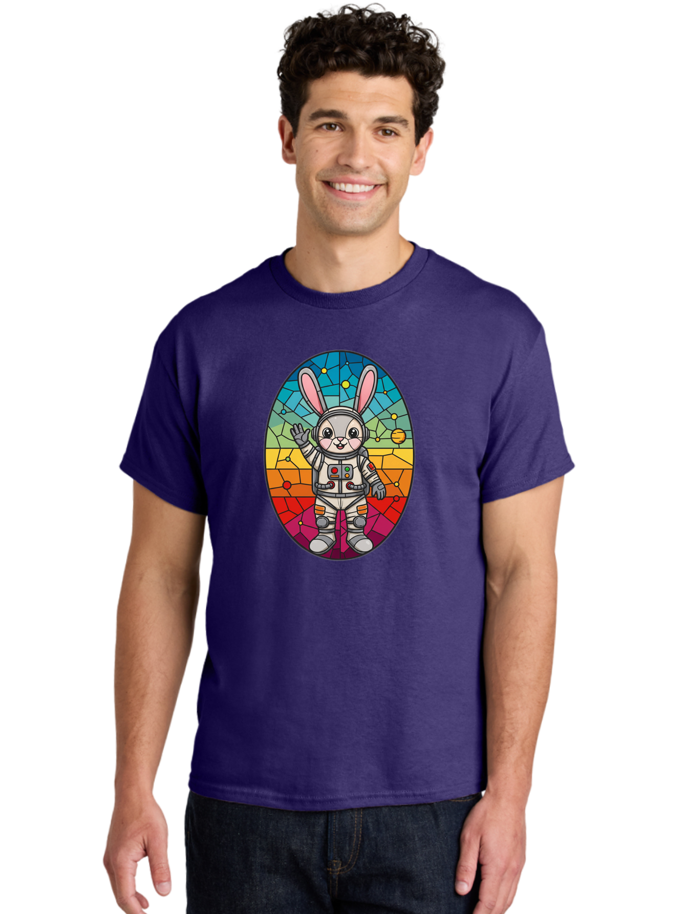 Space-Bunny-11 Men'S Graphic Tee, 100% Cotton, Comfortable Casual Summer Wear, Machine Washable, Vintage Camera, Old Camera, Antique Camera, Black Camera, Classic Photography, Photography Equipment, Nostalgic Device, Film Camera, Camera Art Bai394