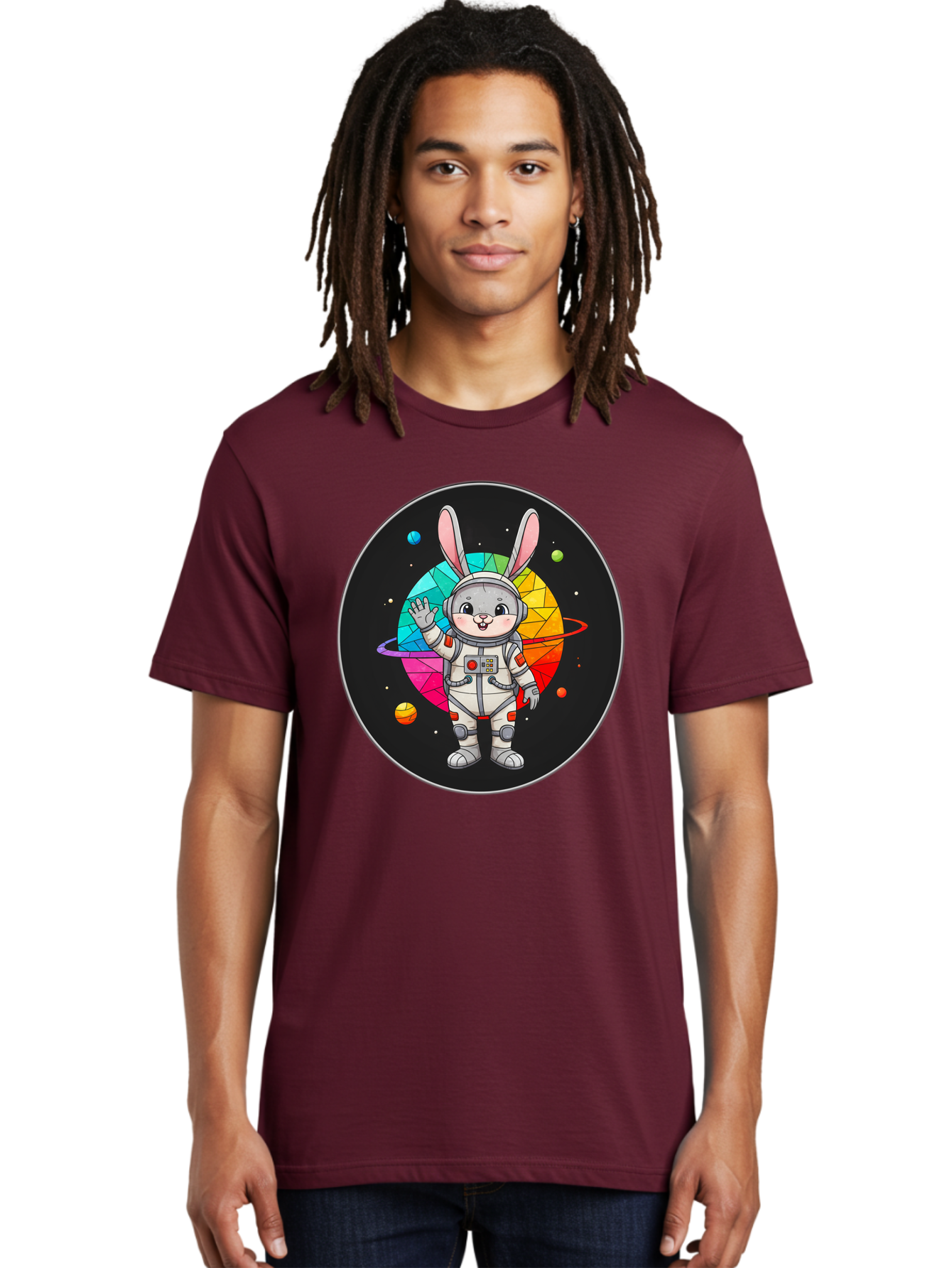 Space-Bunny-13 Men'S Graphic Tee, 100% Cotton, Comfortable Casual Summer Wear, Machine Washable, Vintage Camera, Old Camera, Antique Camera, Black Camera, Classic Photography, Photography Equipment, Nostalgic Device, Film Camera, Camera Art Bai396