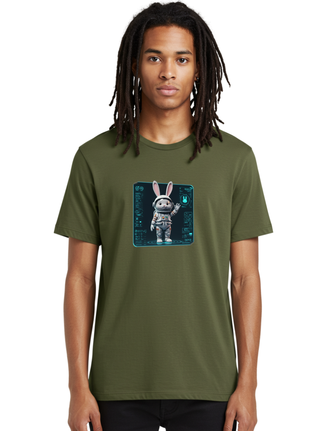 Space-Bunny-14 Men'S Graphic Tee, 100% Cotton, Comfortable Casual Summer Wear, Machine Washable, Vintage Camera, Old Camera, Antique Camera, Black Camera, Classic Photography, Photography Equipment, Nostalgic Device, Film Camera, Camera Art Bai397