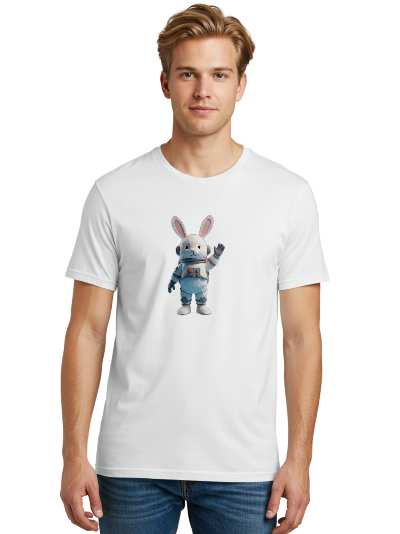 Space-Bunny-15 Men'S Graphic Tee, 100% Cotton, Comfortable Casual Summer Wear, Machine Washable, Vintage Camera, Old Camera, Antique Camera, Black Camera, Classic Photography, Photography Equipment, Nostalgic Device, Film Camera, Camera Art Bai398
