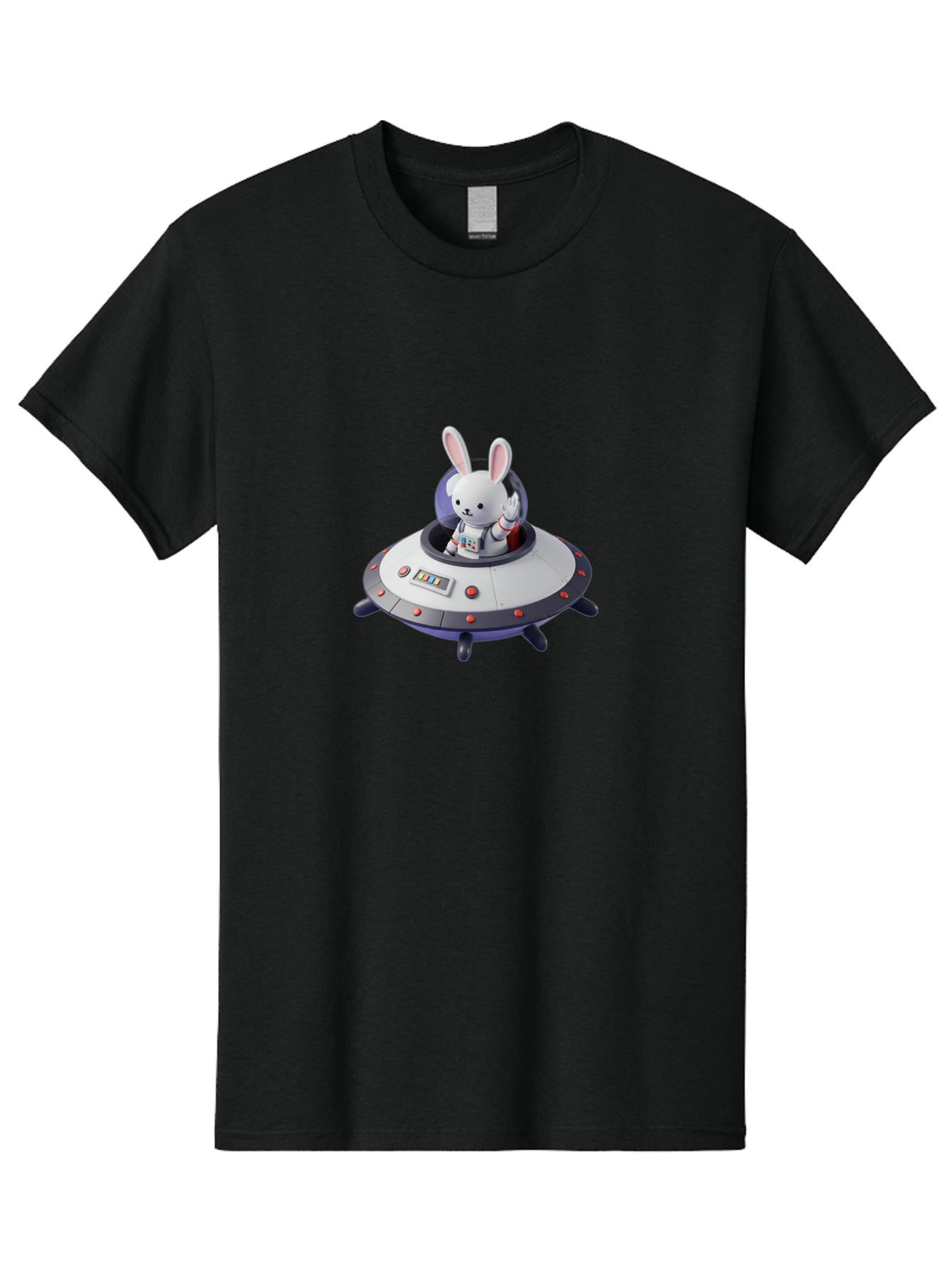 Space-Bunny-9 Men'S Graphic Tee, 100% Cotton, Comfortable Casual Summer Wear, Machine Washable, Vintage Camera, Old Camera, Antique Camera, Black Camera, Classic Photography, Photography Equipment, Nostalgic Device, Film Camera, Camera Art Bai406