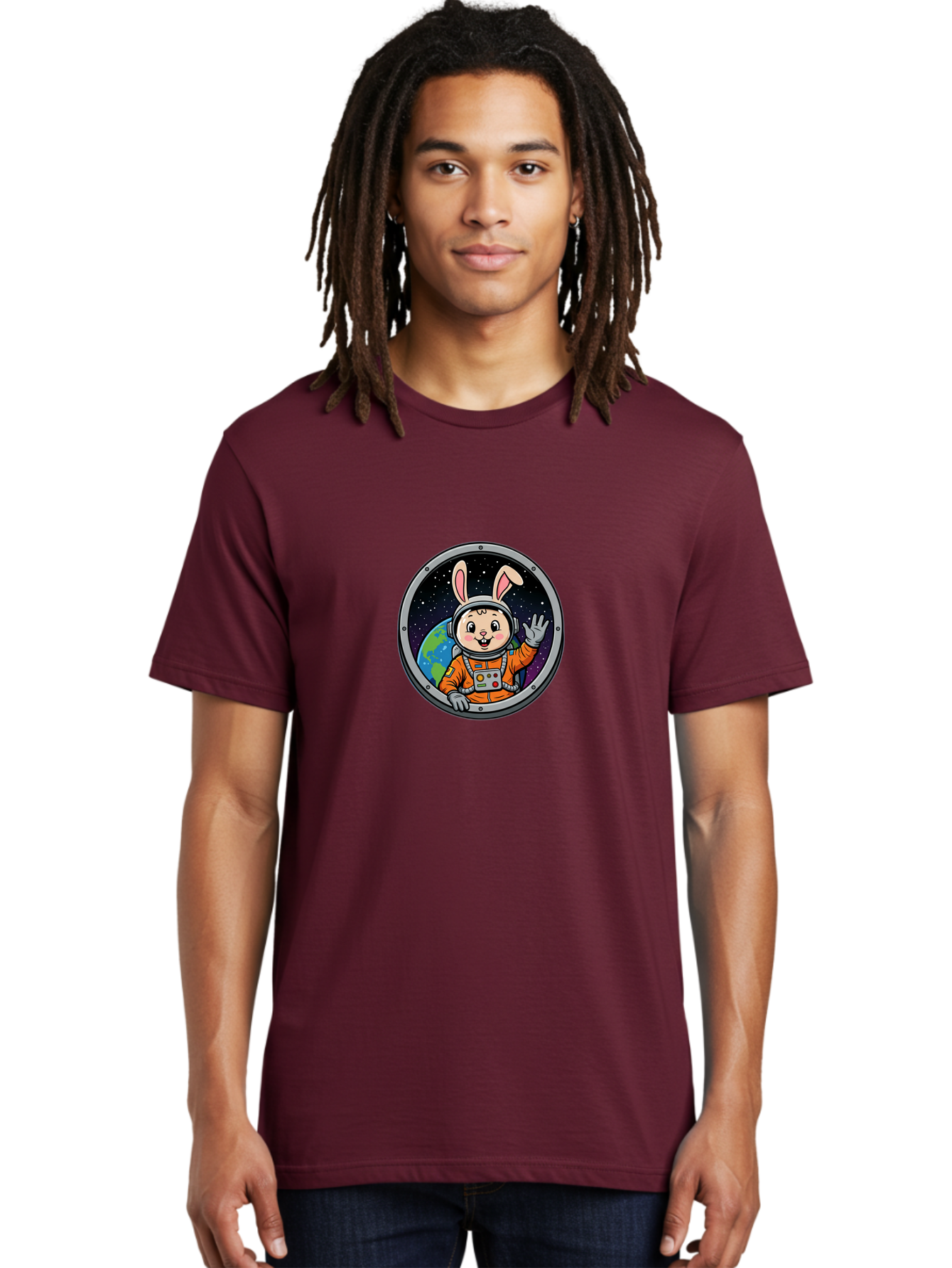 Space-Rabbit-Astronaut Men'S Graphic Tee, 100% Cotton, Comfortable Casual Summer Wear, Machine Washable, Vintage Camera, Old Camera, Antique Camera, Black Camera, Classic Photography, Photography Equipment, Nostalgic Device, Film Camera, Bai412