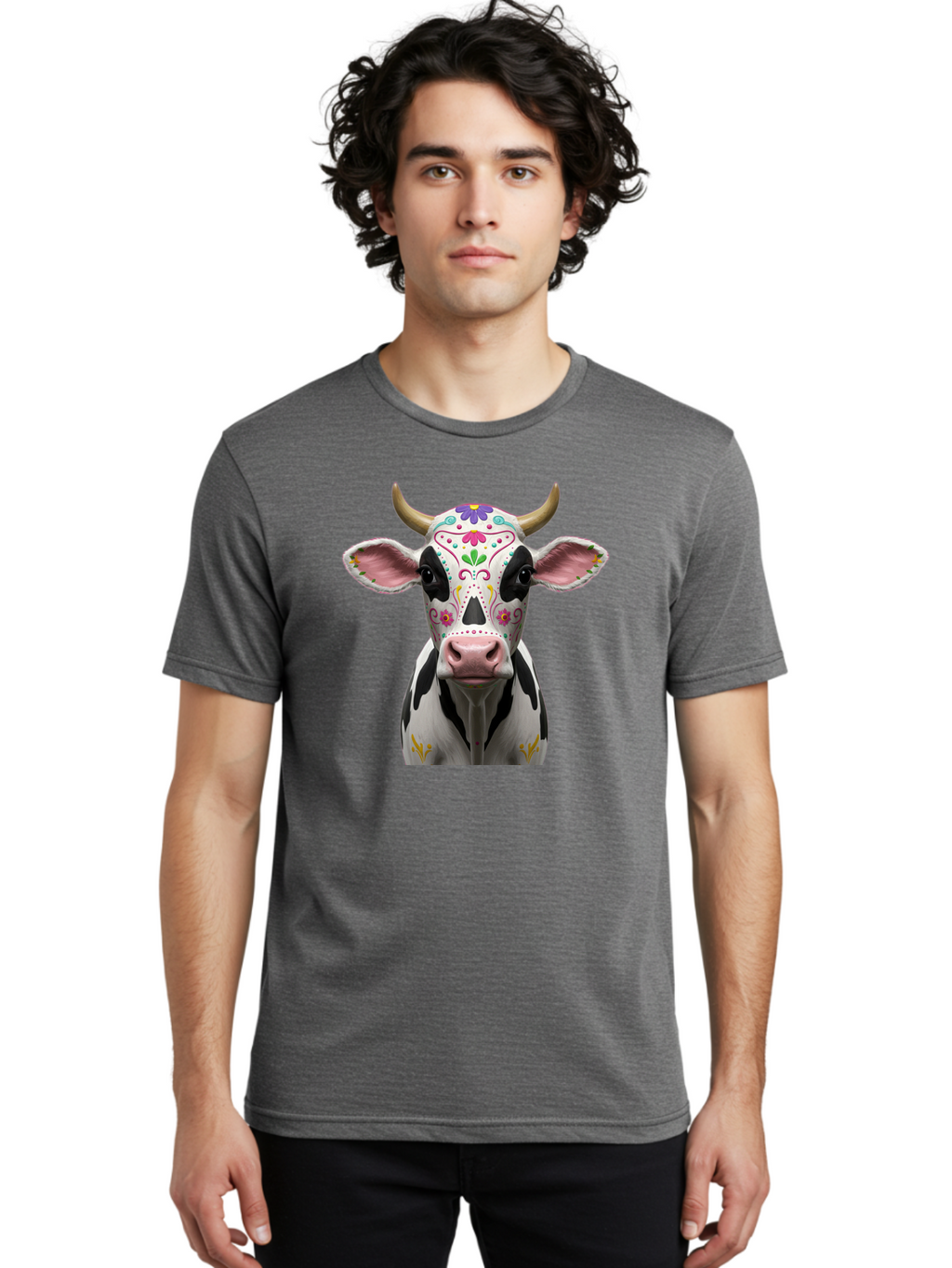 Sugar-Skull-Cow Men'S Graphic Tee, 100% Cotton, Comfortable Casual Summer Wear, Machine Washable, Vintage Camera, Old Camera, Antique Camera, Black Camera, Classic Photography, Photography Equipment, Nostalgic Device, Film Camera, Camera Art Bai429
