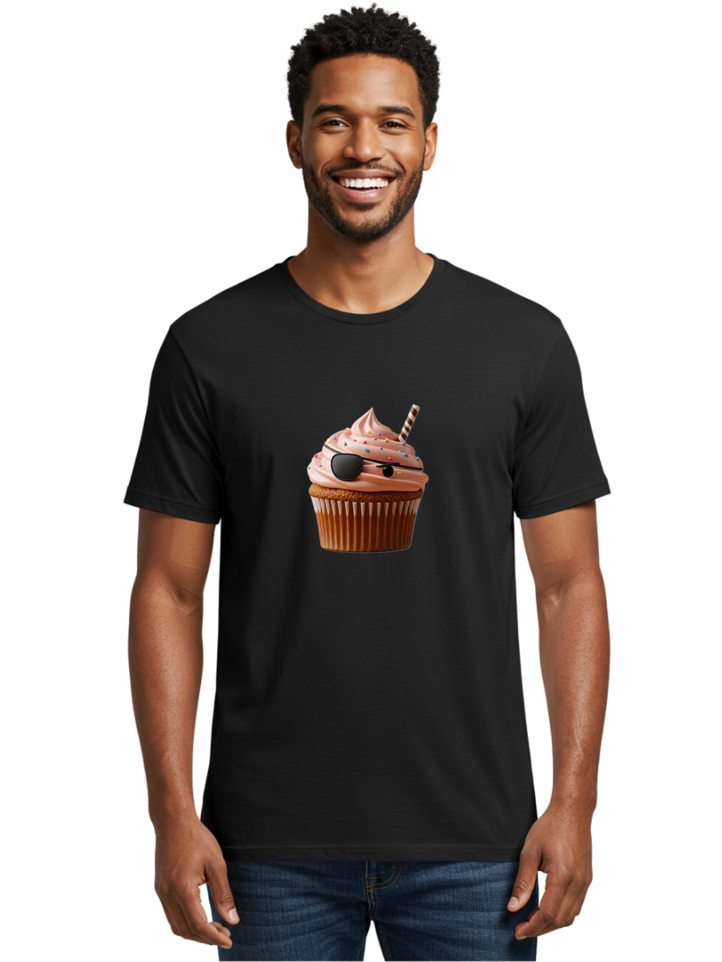 Sunglasses-Cupcake Men'S Graphic Tee, 100% Cotton, Comfortable Casual Summer Wear, Machine Washable, Vintage Camera, Old Camera, Antique Camera, Black Camera, Classic Photography, Photography Equipment, Nostalgic Device, Film Camera, Bai431