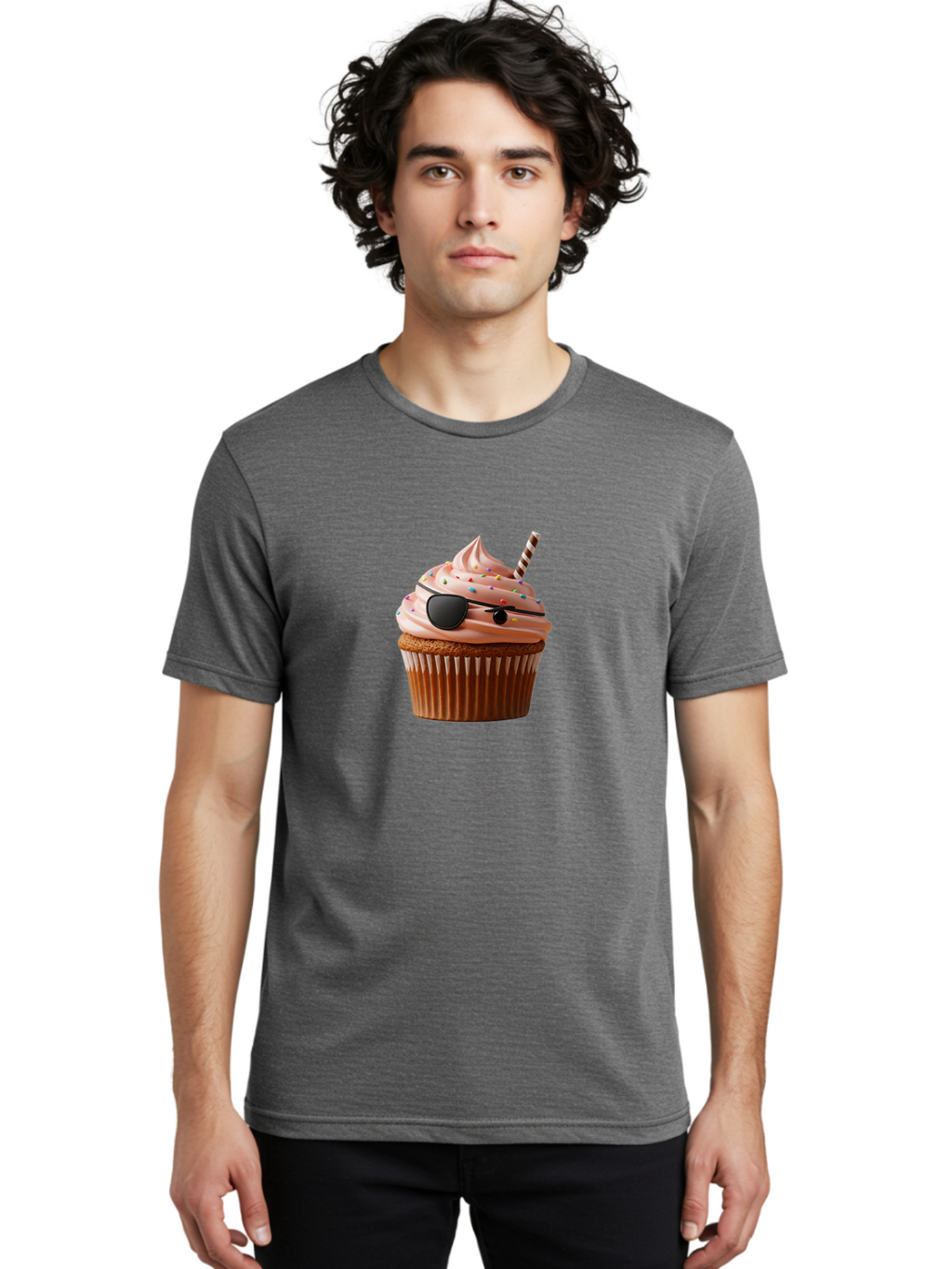 Sunglasses-Cupcake Men'S Graphic Tee, 100% Cotton, Comfortable Casual Summer Wear, Machine Washable, Vintage Camera, Old Camera, Antique Camera, Black Camera, Classic Photography, Photography Equipment, Nostalgic Device, Film Camera, Bai431