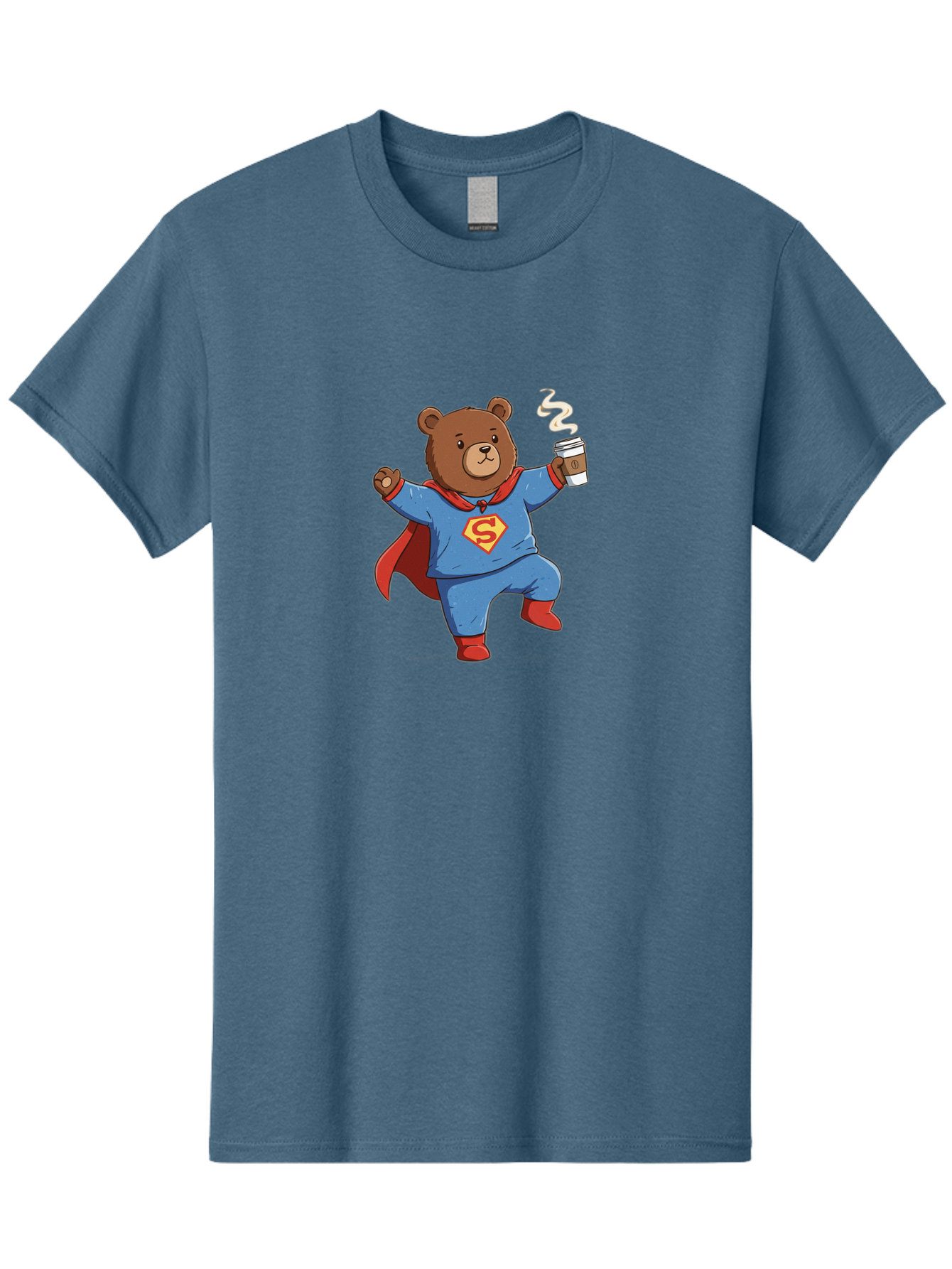 Super-Bear Men'S Graphic Tee, 100% Cotton, Comfortable Casual Summer Wear, Machine Washable, Vintage Camera, Old Camera, Antique Camera, Black Camera, Classic Photography, Photography Equipment, Nostalgic Device, Film Camera, Camera Art Bai432