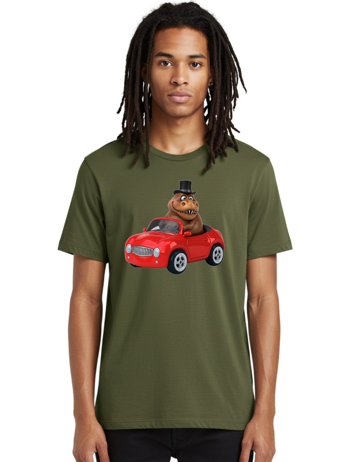 T-Rex-In-Convertible Men'S Graphic Tee, 100% Cotton, Comfortable Casual Summer Wear, Machine Washable, Vintage Camera, Old Camera, Antique Camera, Black Camera, Classic Photography, Photography Equipment, Nostalgic Device, Film Camera, Bai437