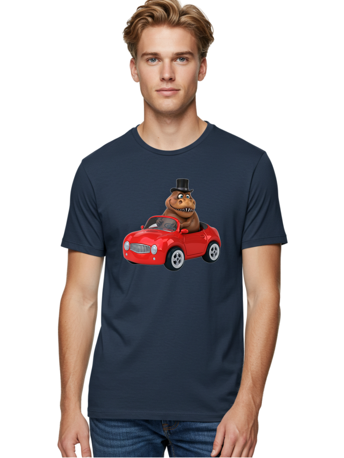 T-Rex-In-Convertible Men'S Graphic Tee, 100% Cotton, Comfortable Casual Summer Wear, Machine Washable, Vintage Camera, Old Camera, Antique Camera, Black Camera, Classic Photography, Photography Equipment, Nostalgic Device, Film Camera, Bai437