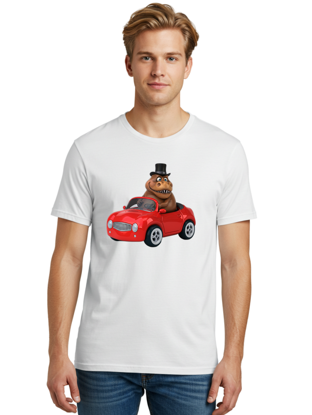 T-Rex-In-Convertible Men'S Graphic Tee, 100% Cotton, Comfortable Casual Summer Wear, Machine Washable, Vintage Camera, Old Camera, Antique Camera, Black Camera, Classic Photography, Photography Equipment, Nostalgic Device, Film Camera, Bai437