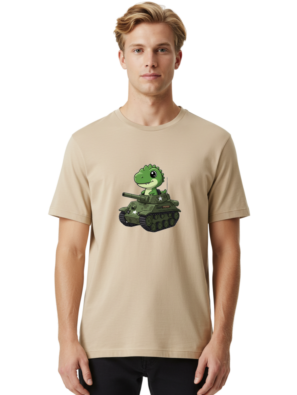 T-Rex-Tank Men'S Graphic Tee, 100% Cotton, Comfortable Casual Summer Wear, Machine Washable, Vintage Camera, Old Camera, Antique Camera, Black Camera, Classic Photography, Photography Equipment, Nostalgic Device, Film Camera, Camera Art Bai442